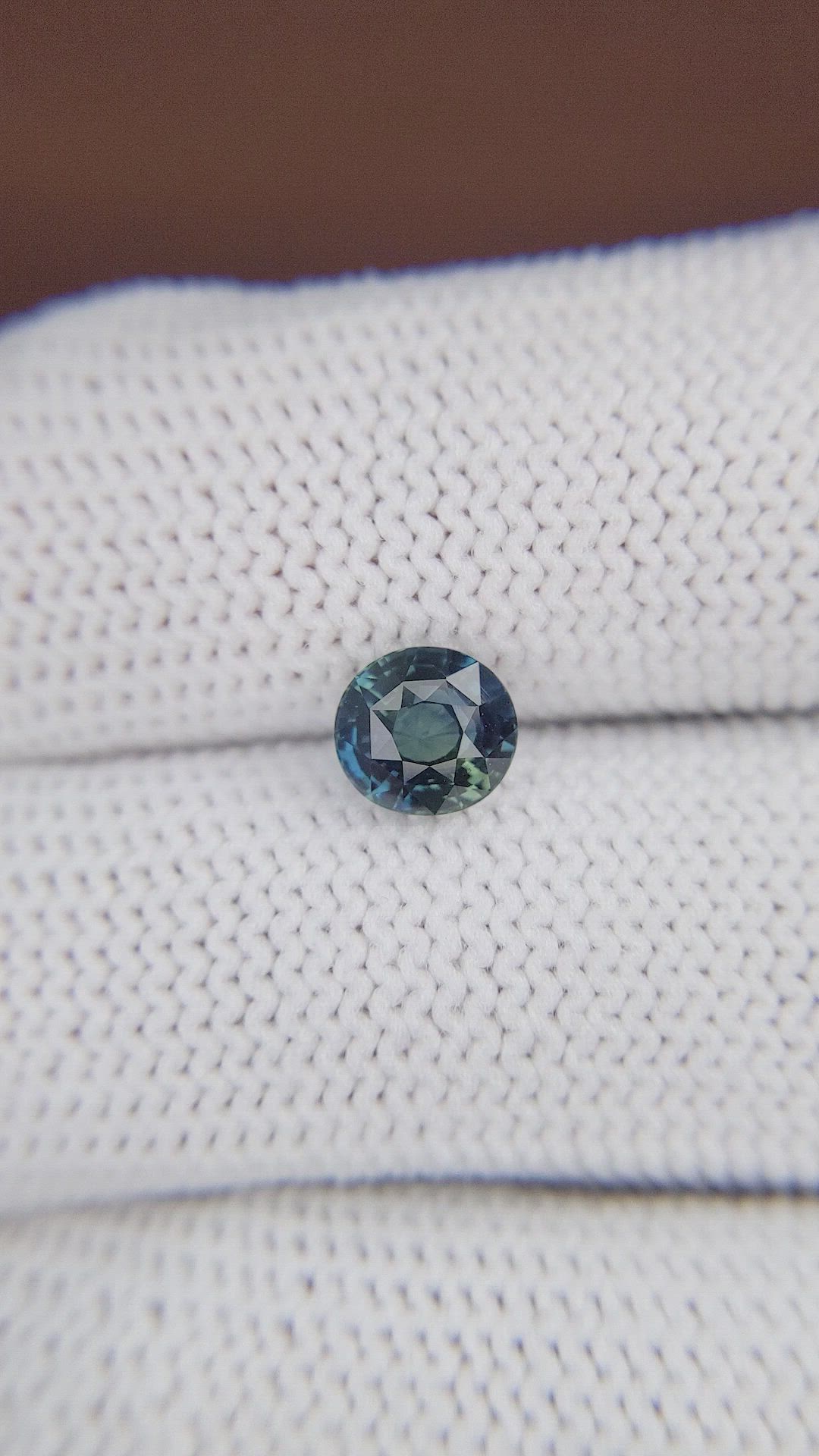 1.51 Ct. Greenish Blue Sapphire from Madagascar Size Video