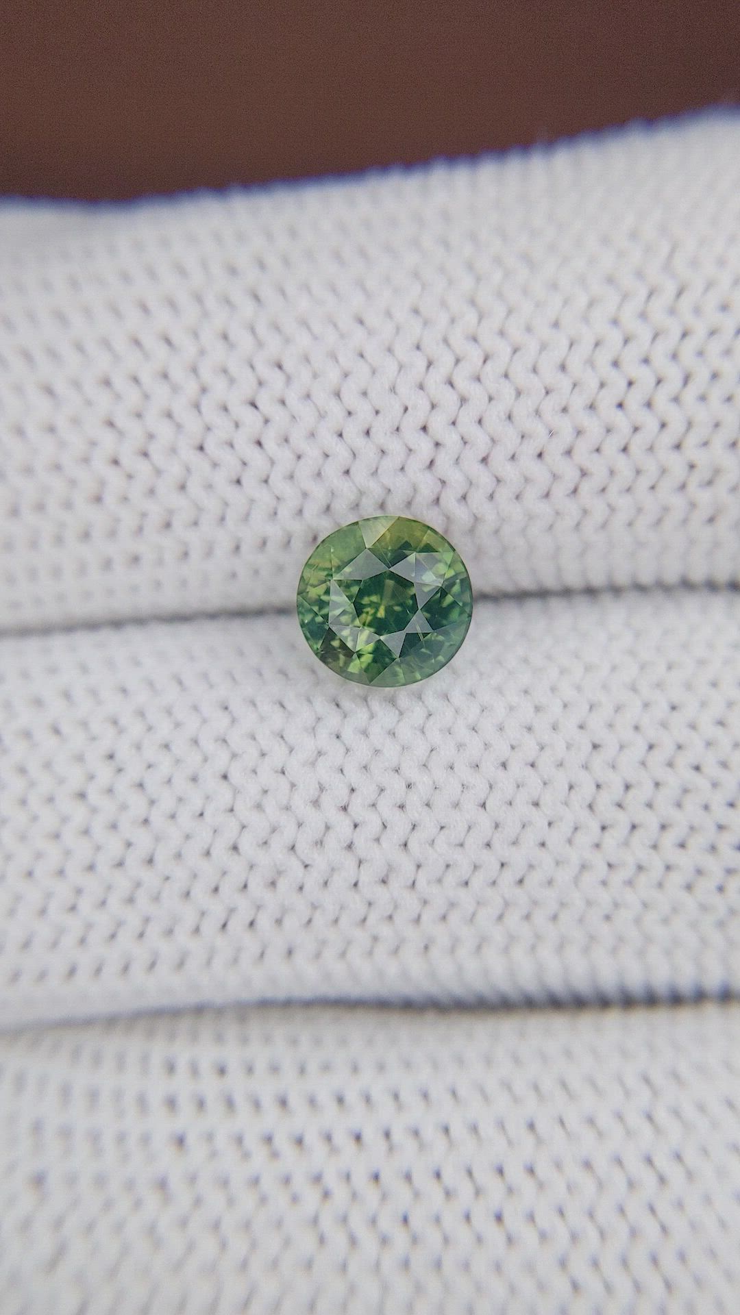 2.09 Ct. Bluish Green Sapphire from Madagascar Size Video