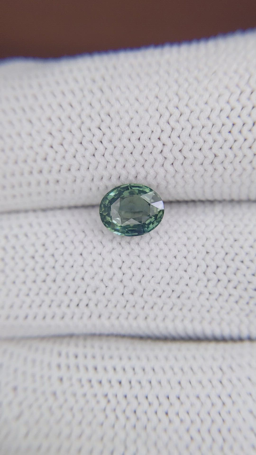 1.53 Ct. Green Sapphire from Madagascar Size Video