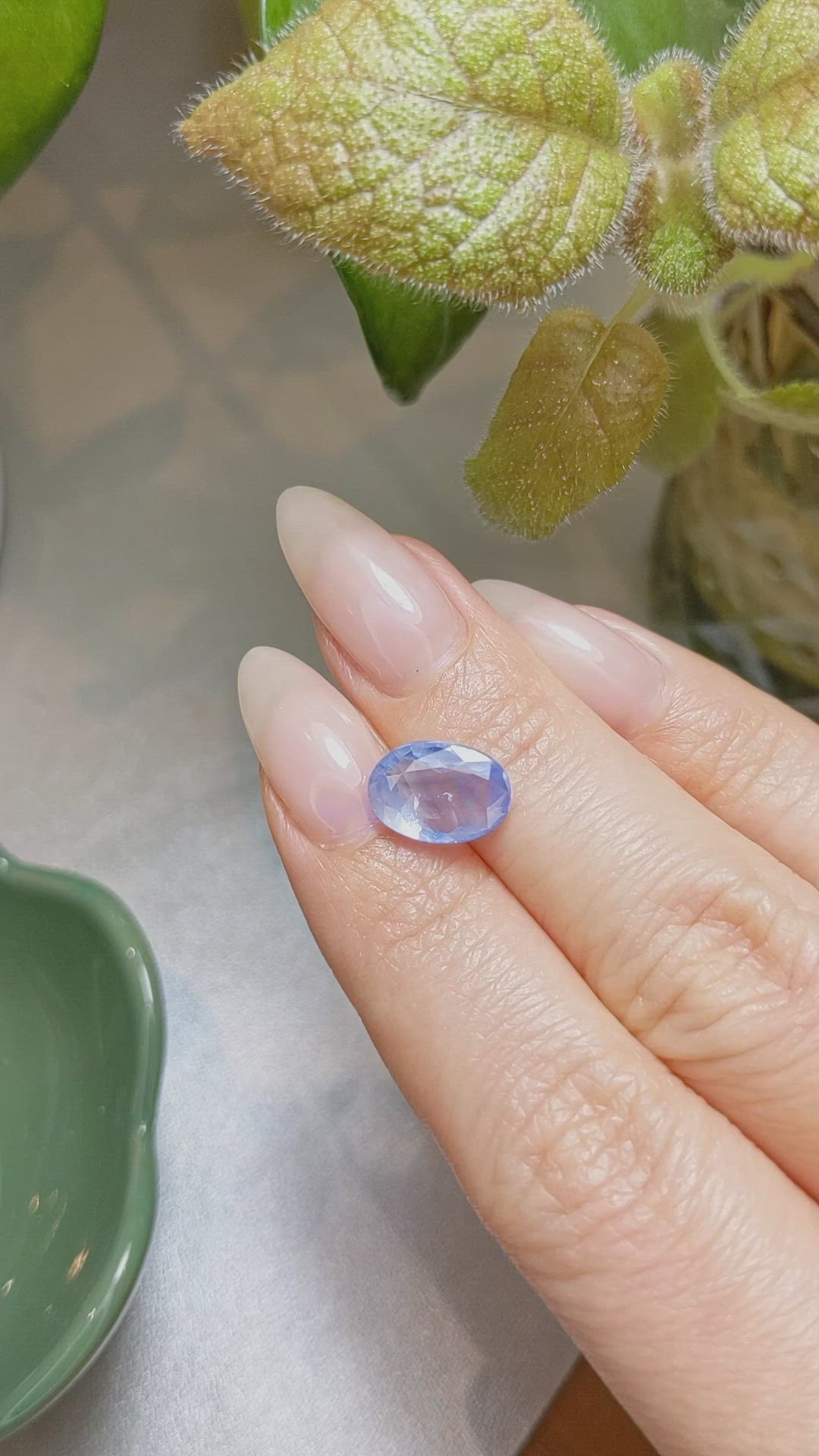 4.45 Ct. Blue Sapphire from Kashmir Size Video