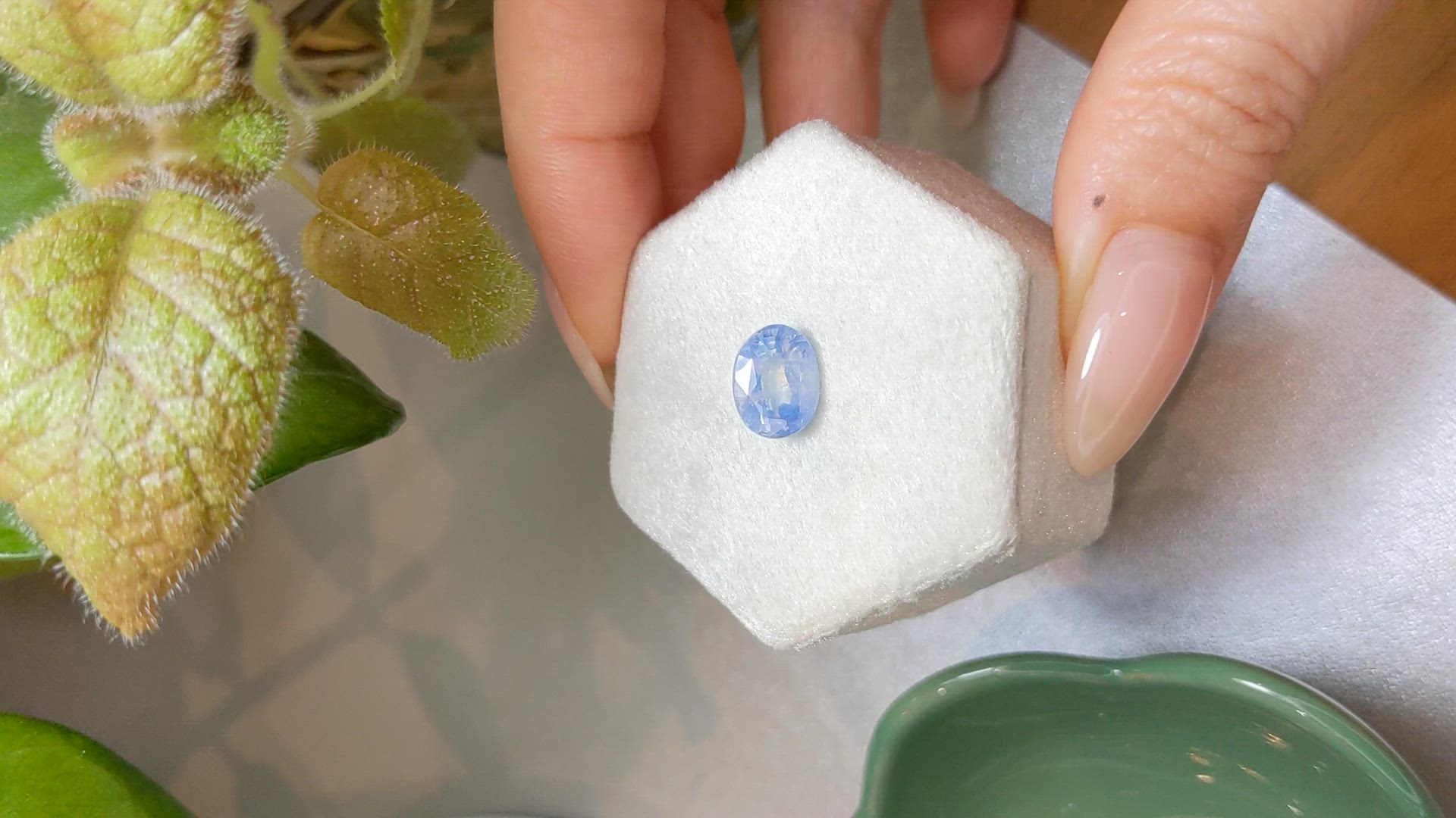 4.22 Ct. Blue Sapphire from Kashmir Size Video