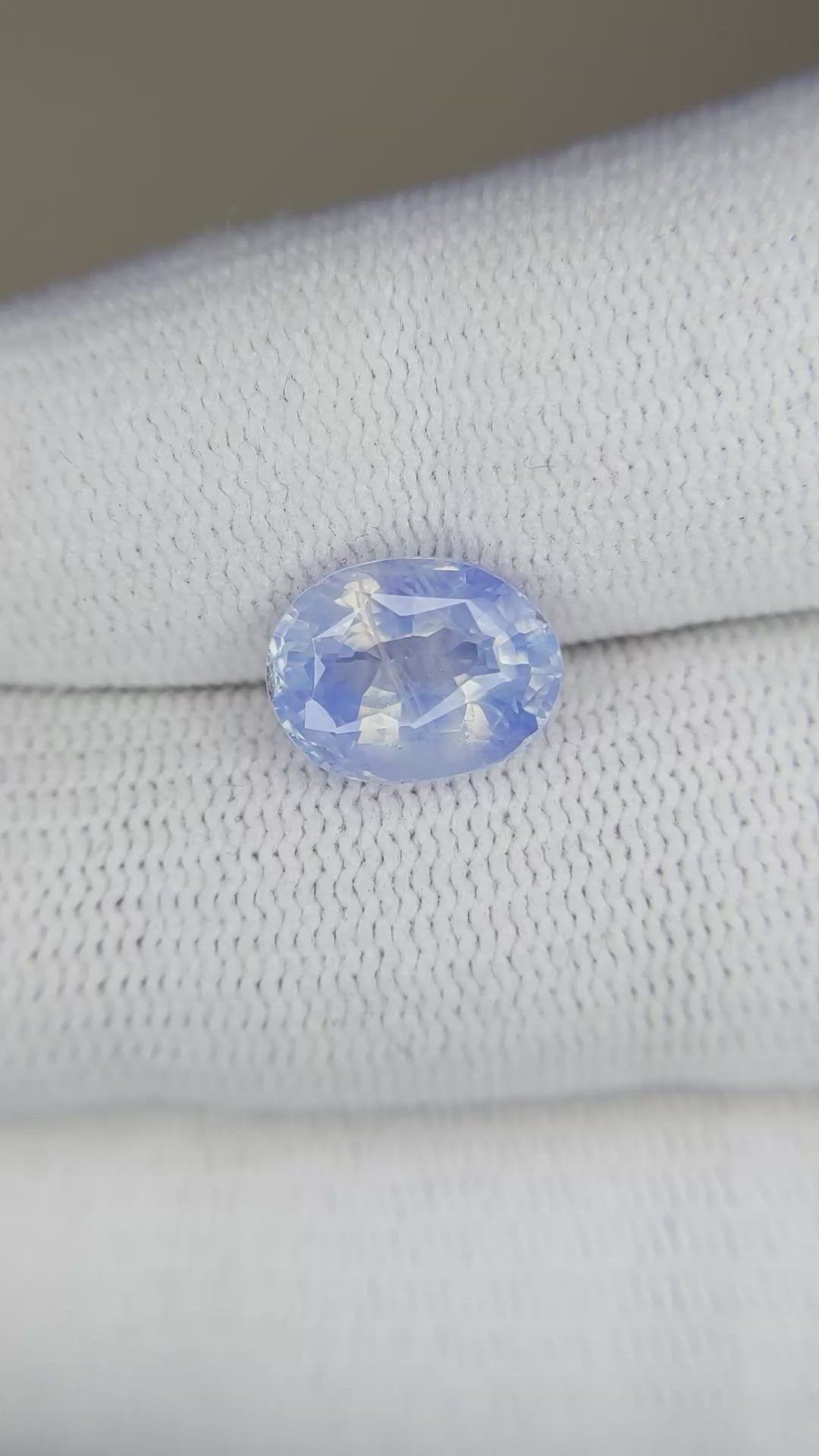 4.22 Ct. Blue Sapphire from Kashmir Size Video