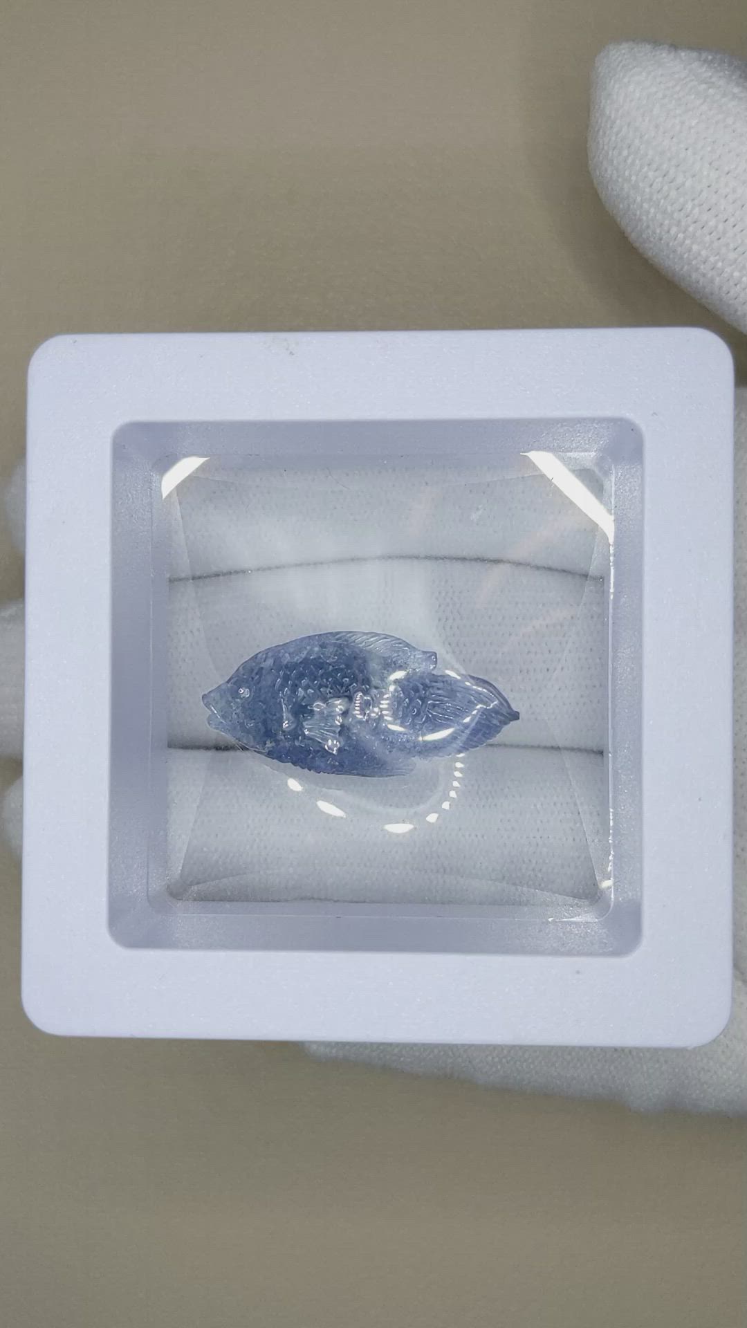 2.60 Ct. Blue Sapphire from Ceylon (Sri Lanka) Size Video