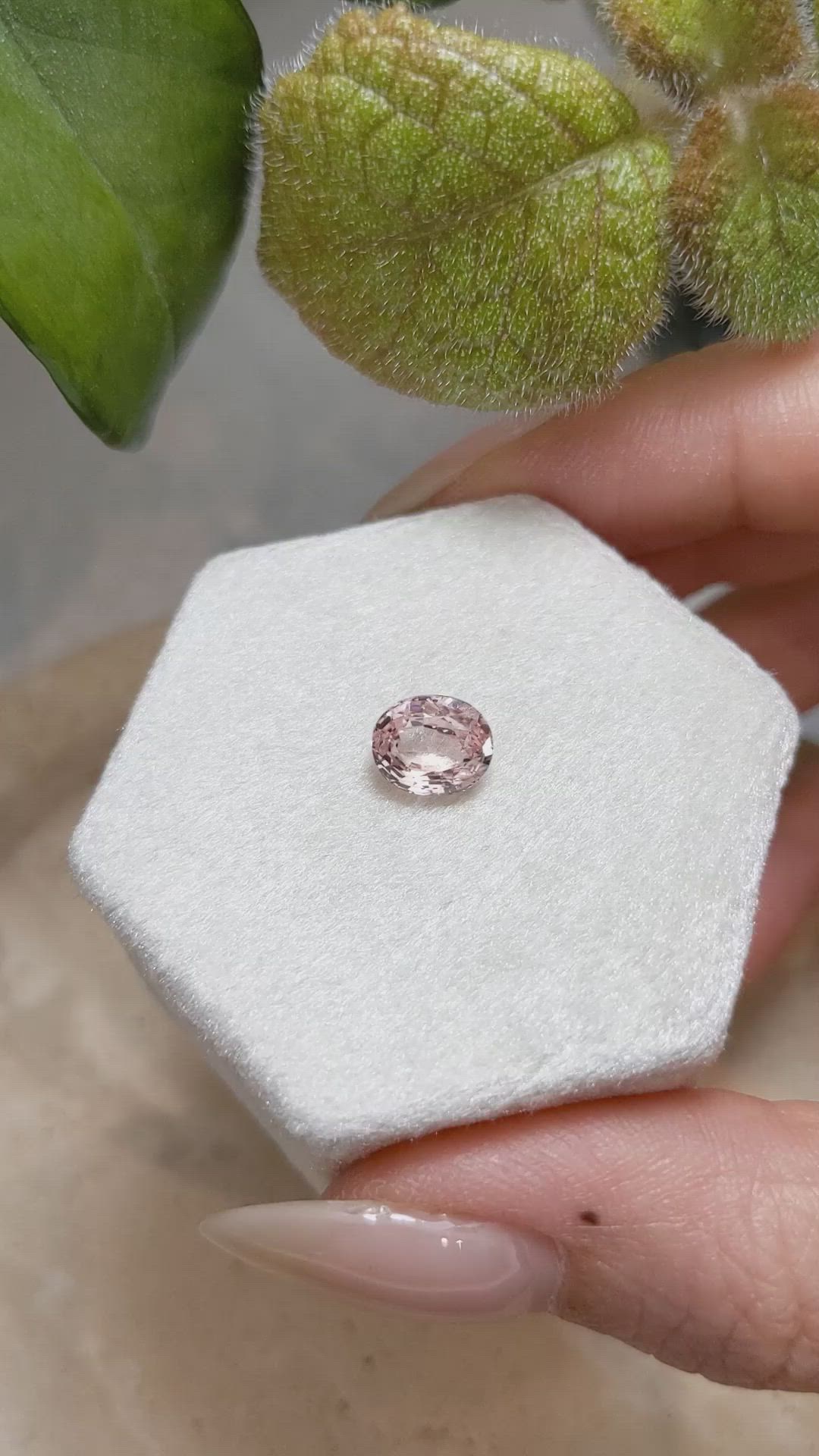 2.01 Ct. Padparadscha Sapphire from Madagascar Size Video