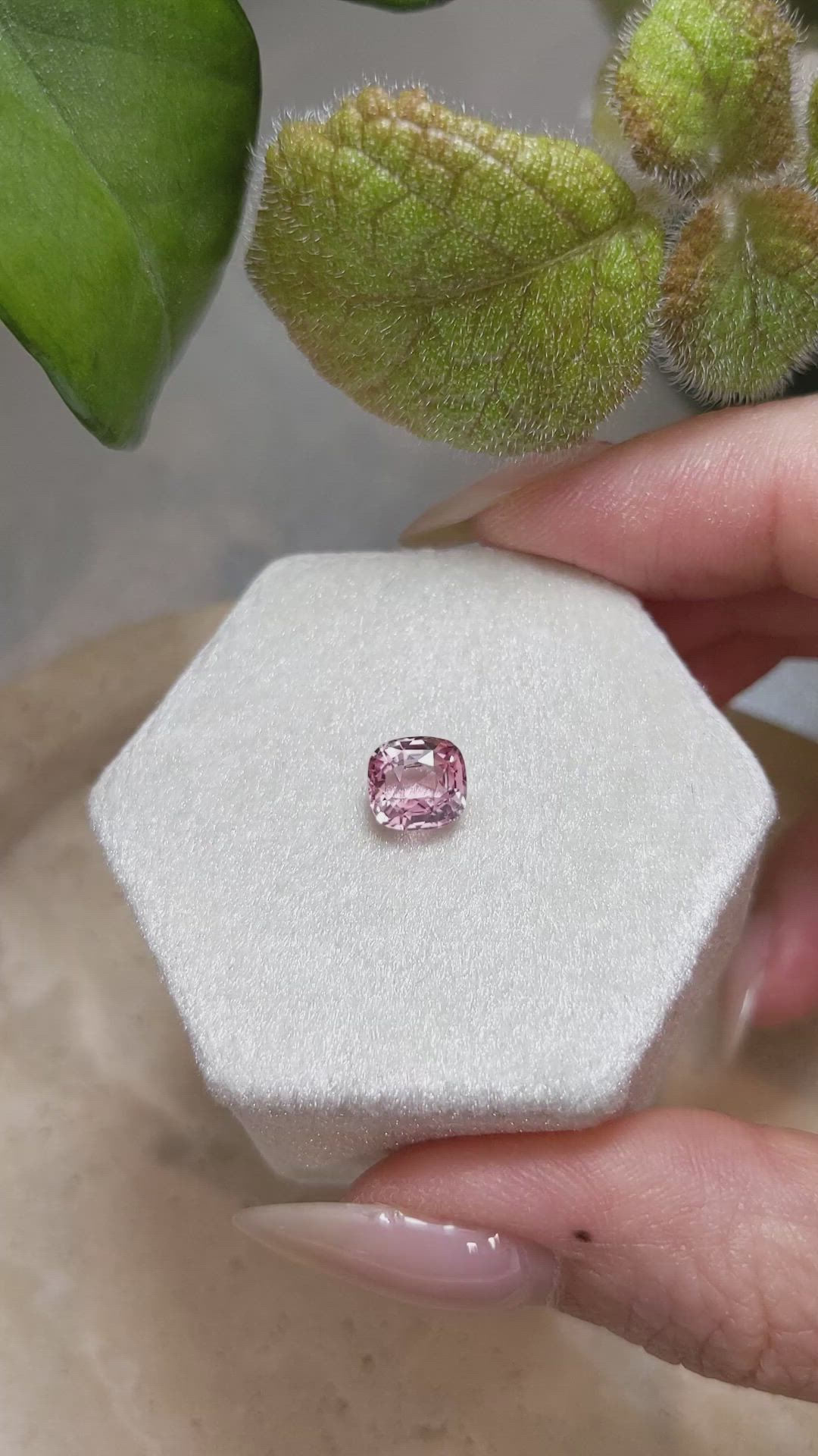 2.14 Ct. Padparadscha Sapphire from Madagascar Size Video