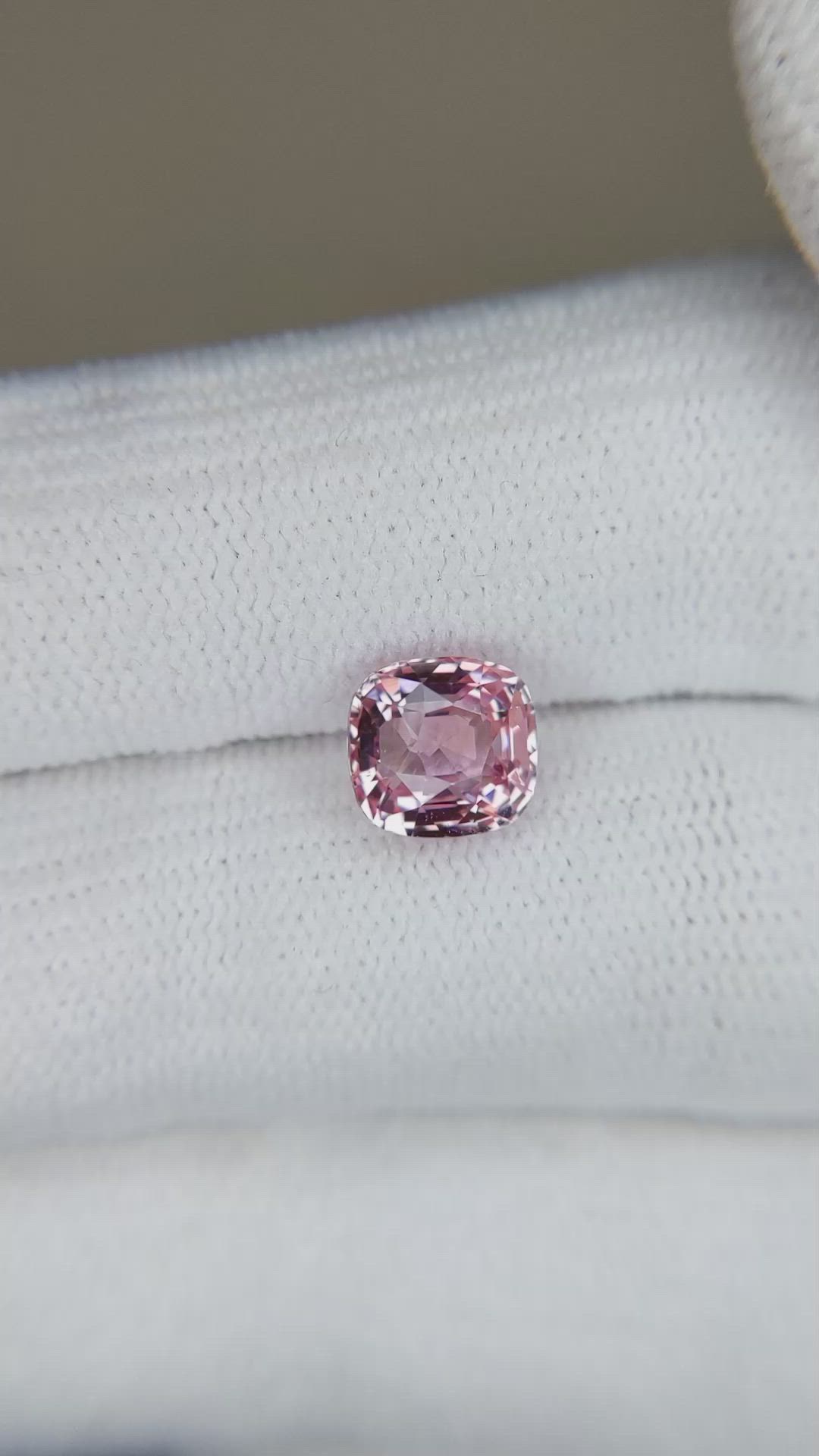 2.14 Ct. Padparadscha Sapphire from Madagascar Size Video