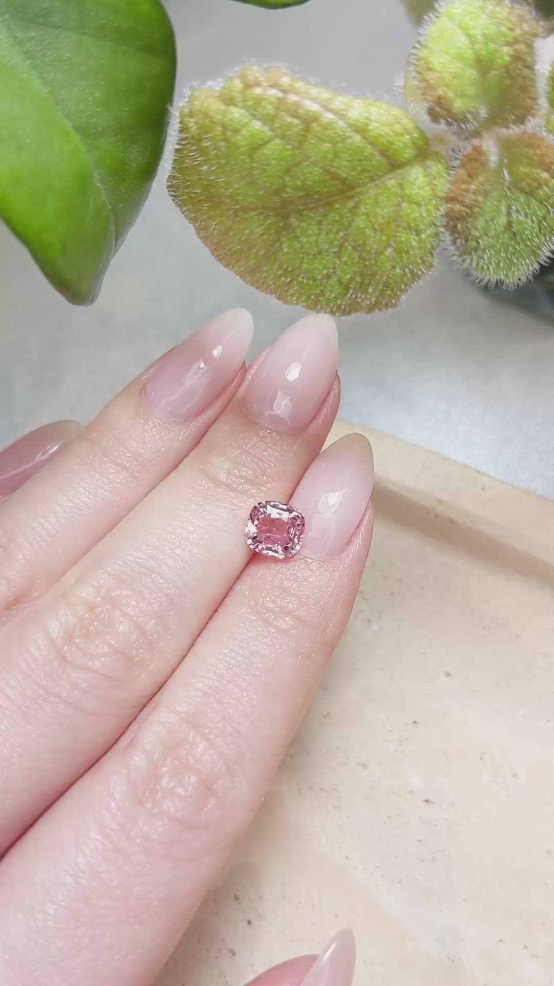 2.14 Ct. Padparadscha Sapphire from Madagascar Size Video