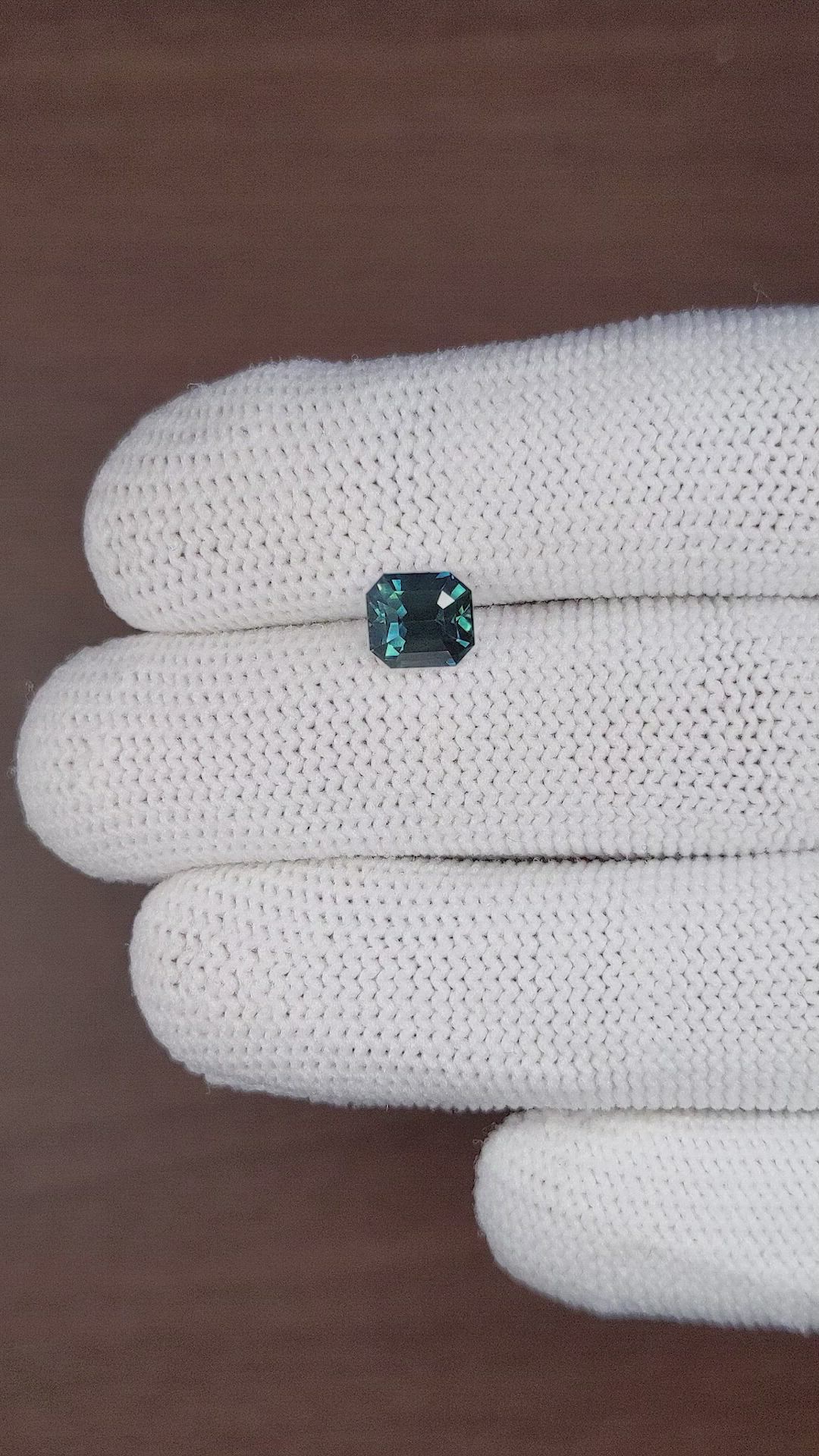 2.09 Ct. Greenish Blue Sapphire from Madagascar Size Video