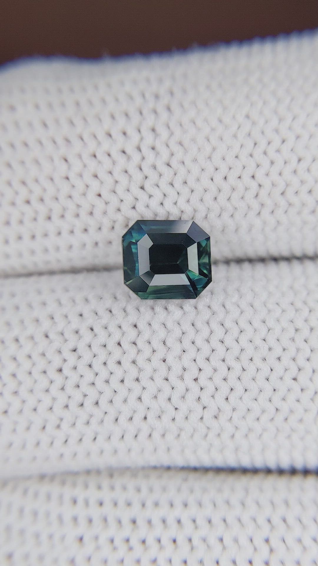 2.09 Ct. Greenish Blue Sapphire from Madagascar Size Video