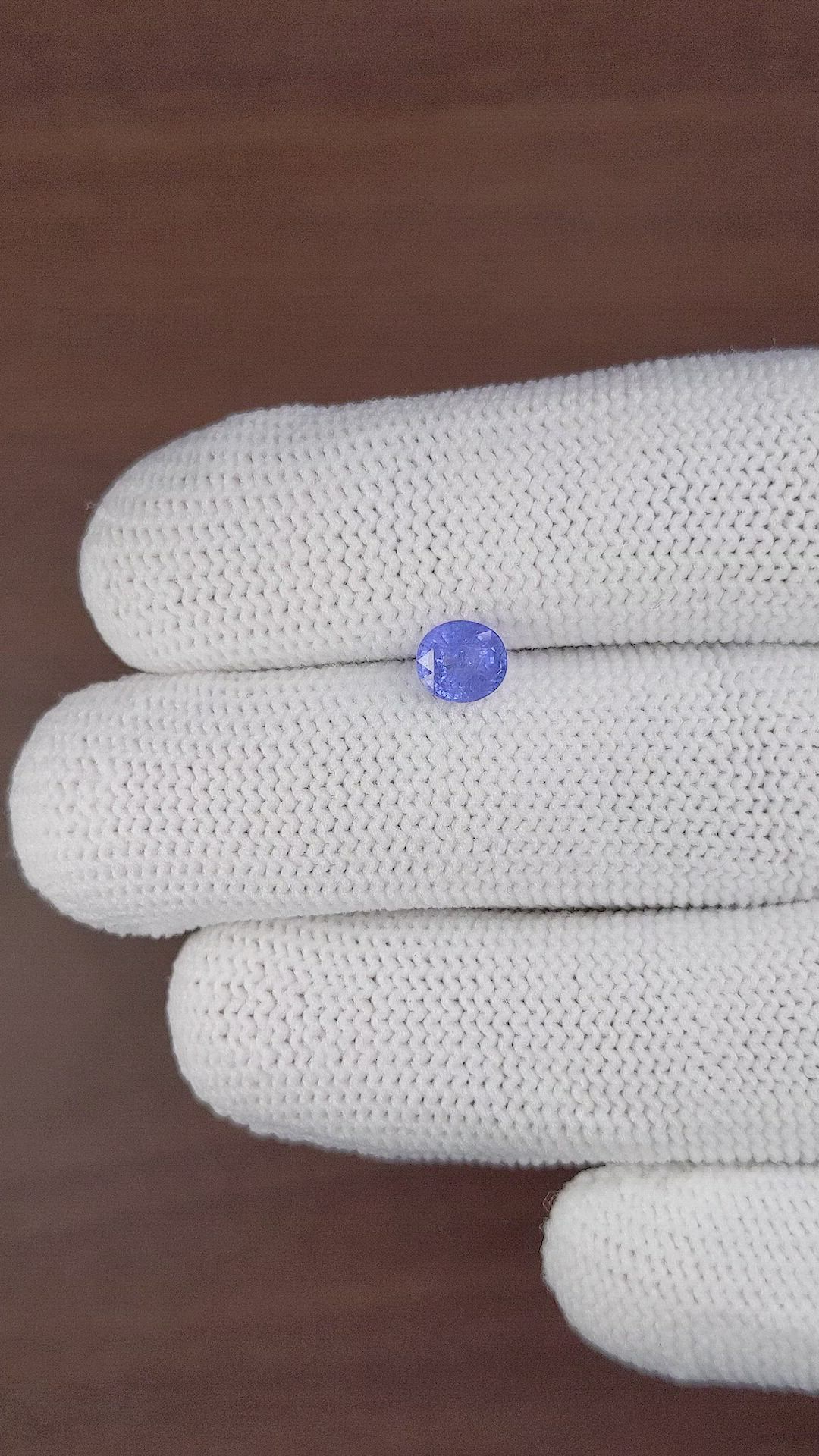 1.12 Ct. Blue Sapphire from Ceylon (Sri Lanka) Size Video