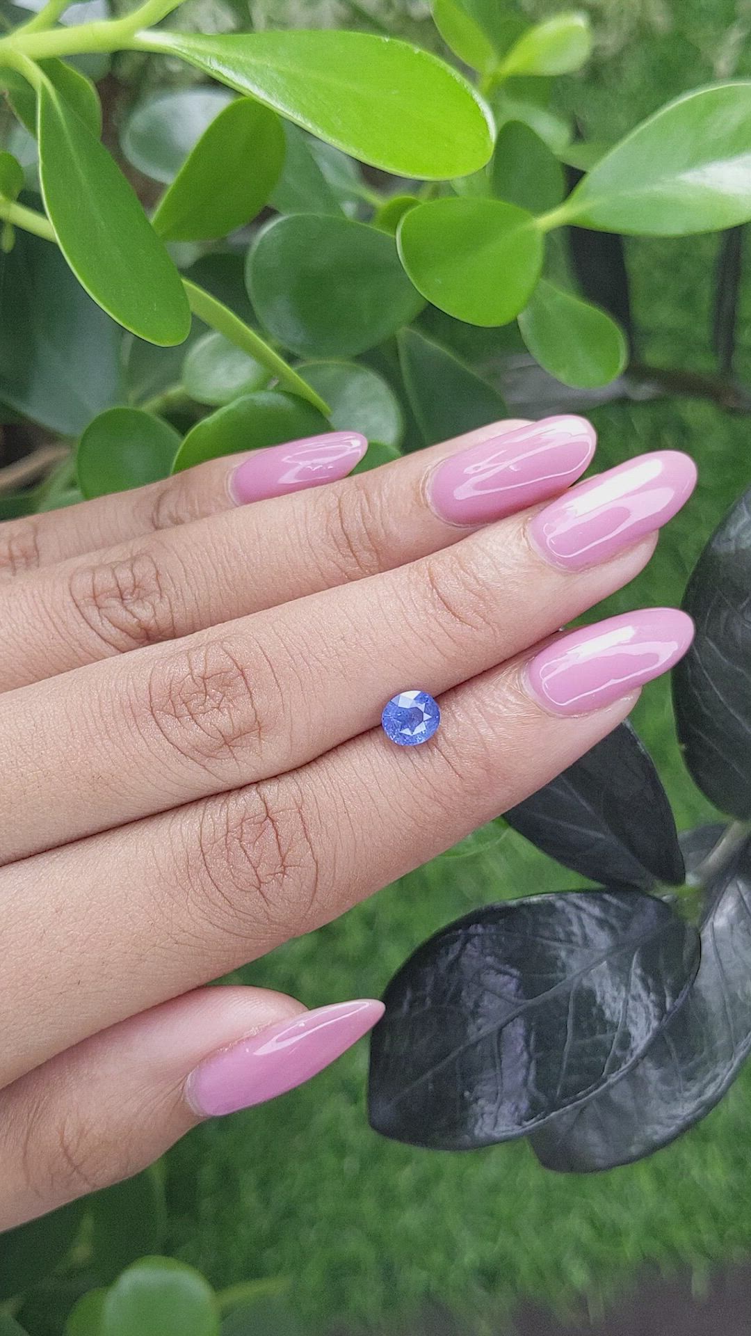 1.12 Ct. Blue Sapphire from Ceylon (Sri Lanka) Size Video