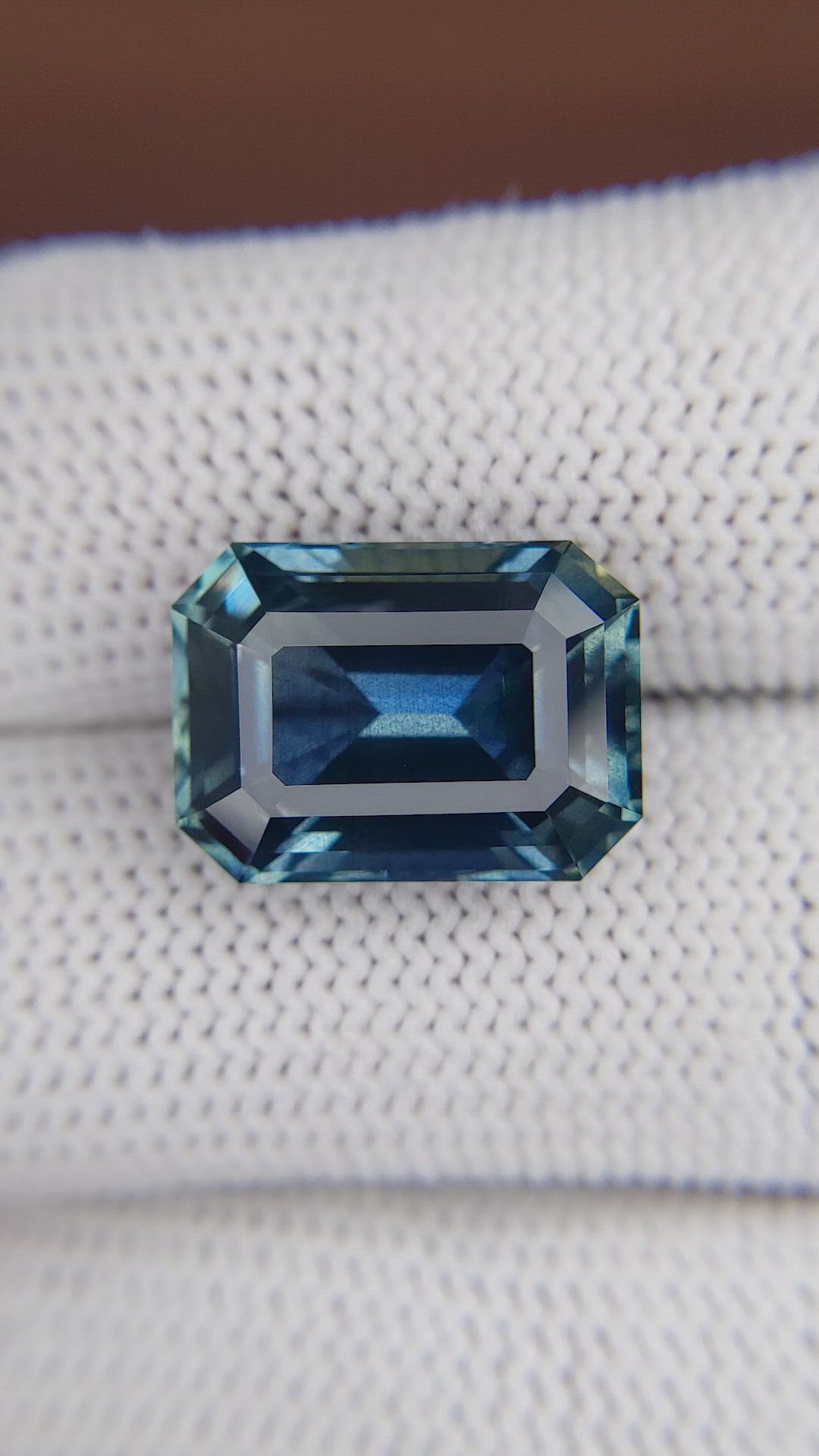 15.07 Ct. Greenish Blue Sapphire from Africa Size Video