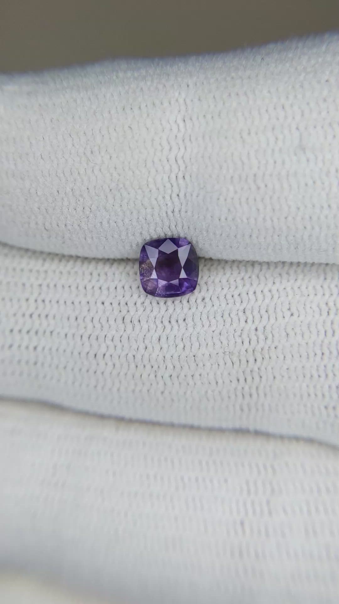 0.70 Ct. Color Change Sapphire from Ceylon (Sri Lanka) Size Video