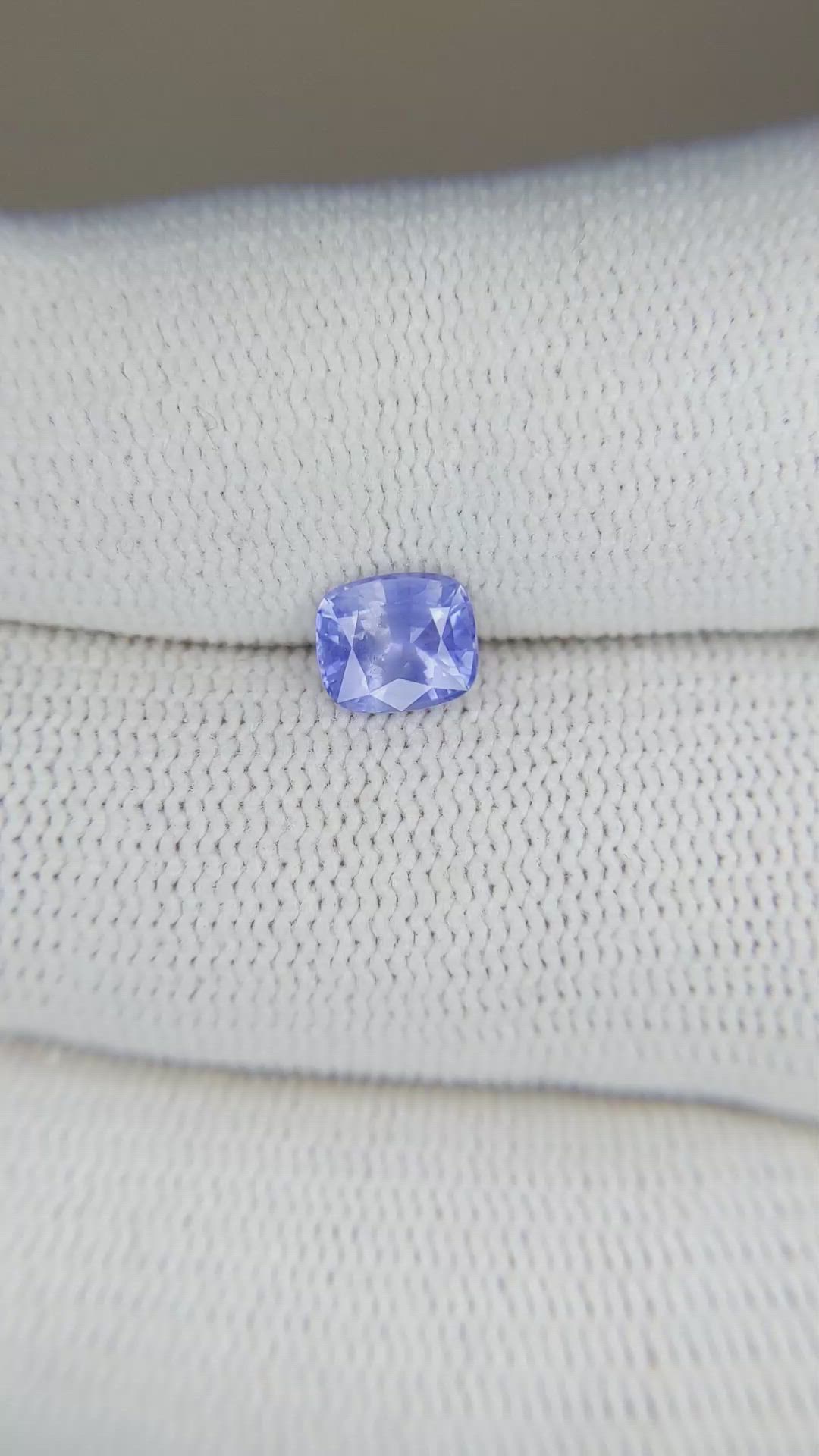 0.94 Ct. Blue Sapphire from Ceylon (Sri Lanka) Size Video