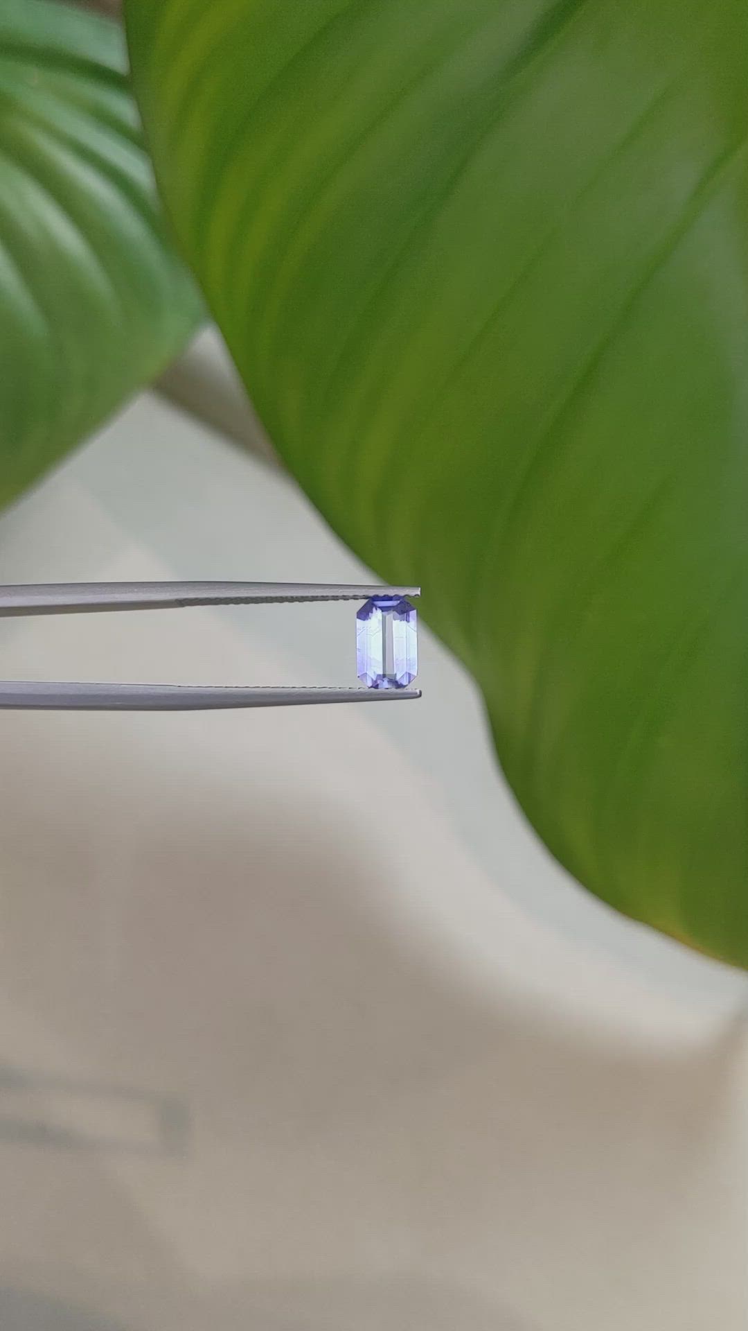 1.07 Ct. Blue Sapphire from Ceylon (Sri Lanka) Size Video