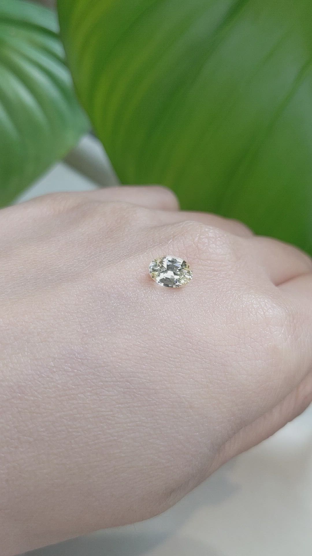 1.23 Ct. Yellow Sapphire from Ceylon (Sri Lanka) Size Video