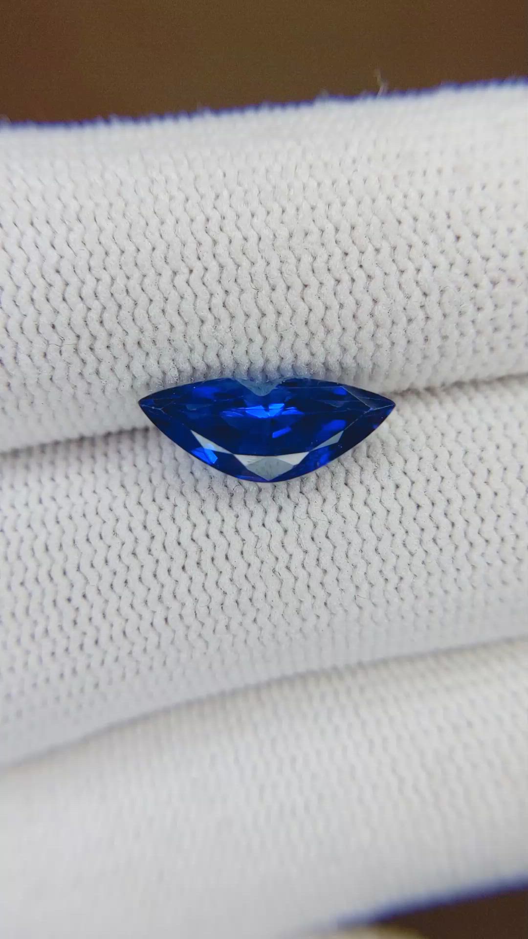 2.38 Ct. Blue Sapphire from Ceylon (Sri Lanka) Size Video