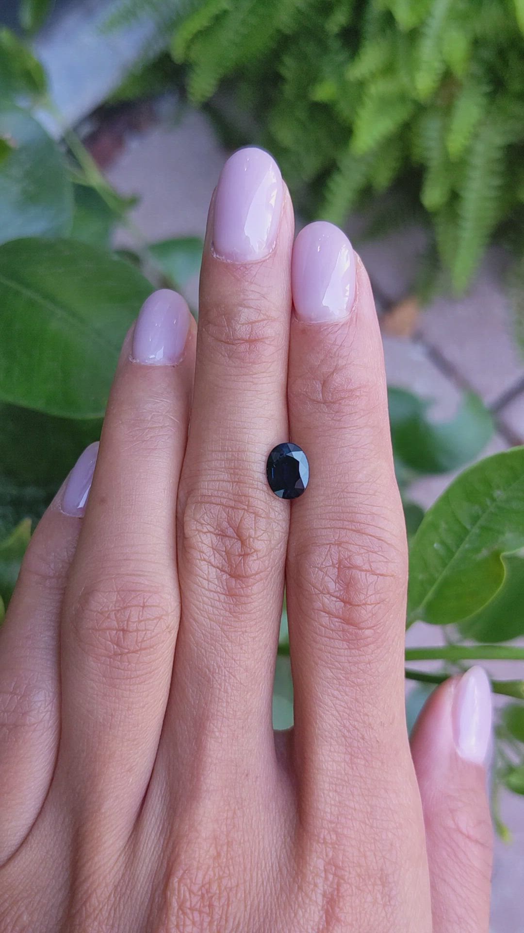 1.44 Ct. Blue Sapphire from Madagascar Size Video