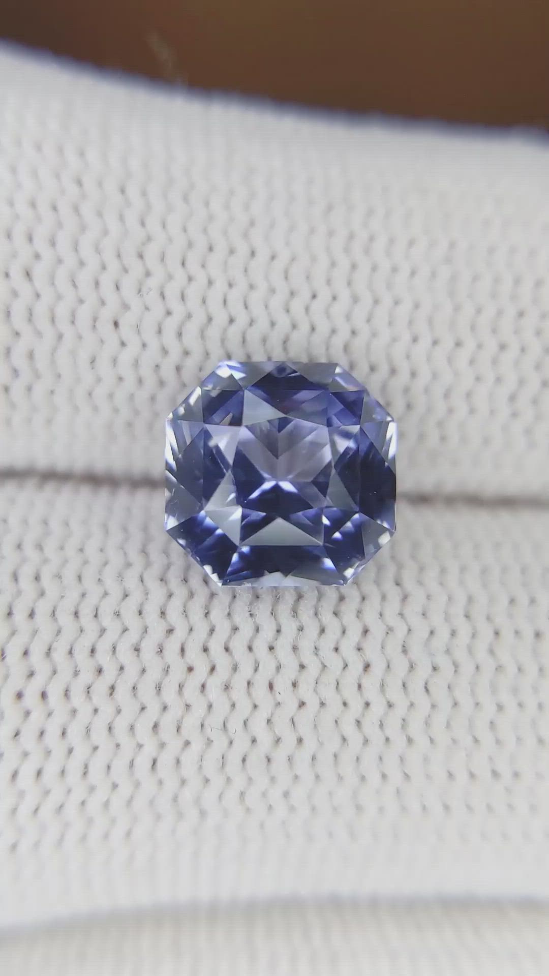 3.75 Ct. Blue Sapphire from Ceylon (Sri Lanka) Size Video