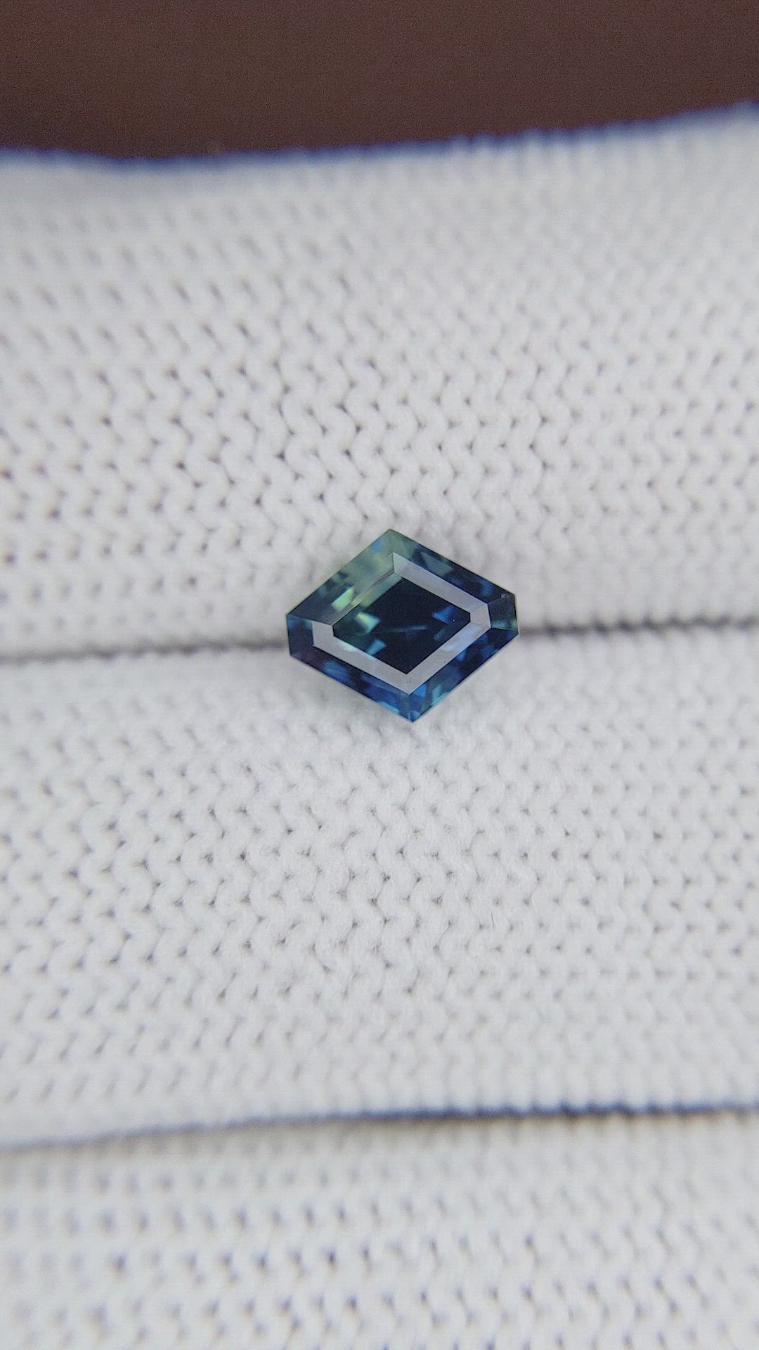 1.50 Ct. Greenish Blue Sapphire from Madagascar Size Video