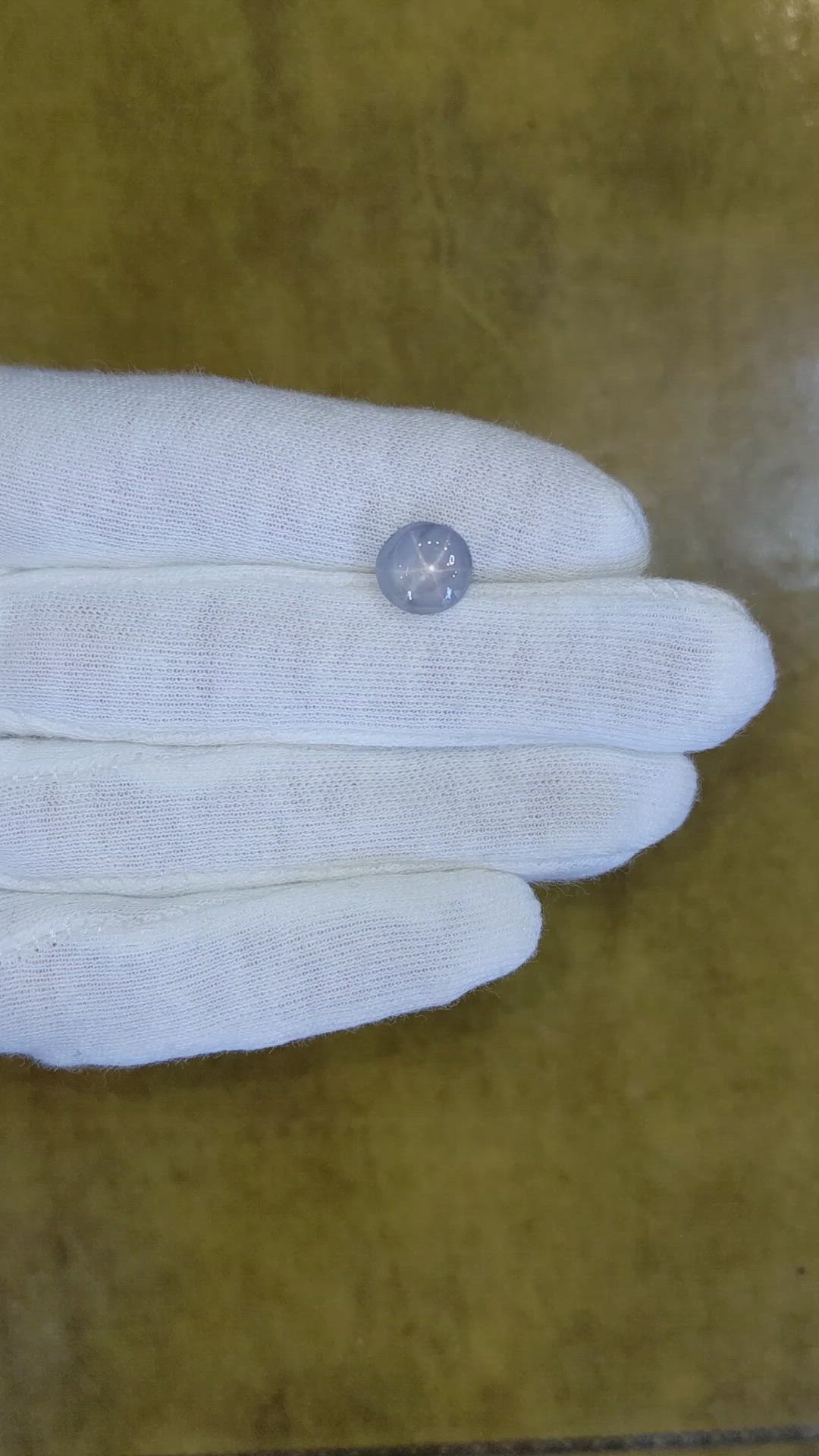 4.29 Ct. Blue Star Sapphire from Ceylon (Sri Lanka) Size Video