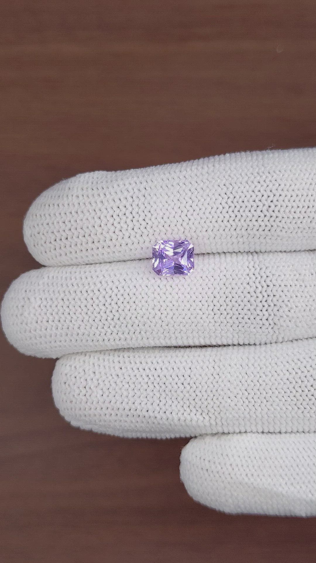 2.09 Ct. Purple Sapphire from Madagascar Size Video