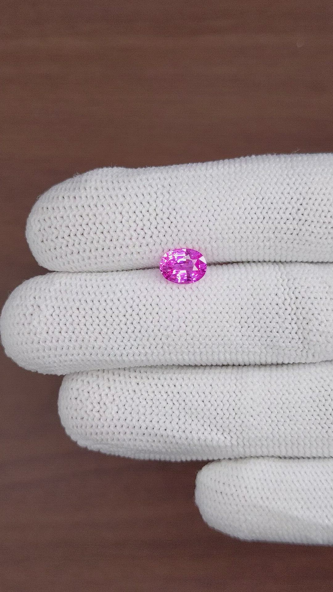 1.42 Ct. Pink Sapphire from Madagascar Size Video