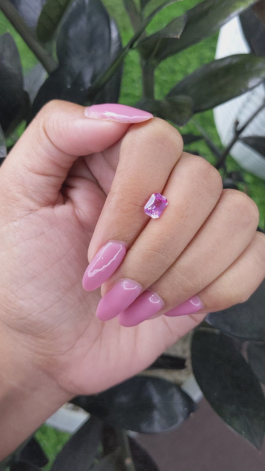 1.20 Ct. Pink Sapphire from Madagascar Size Video