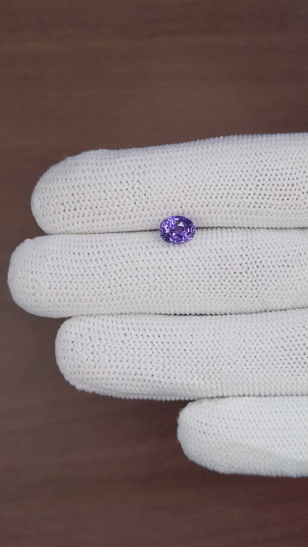 1.62 Ct. Purple Sapphire from Madagascar Size Video