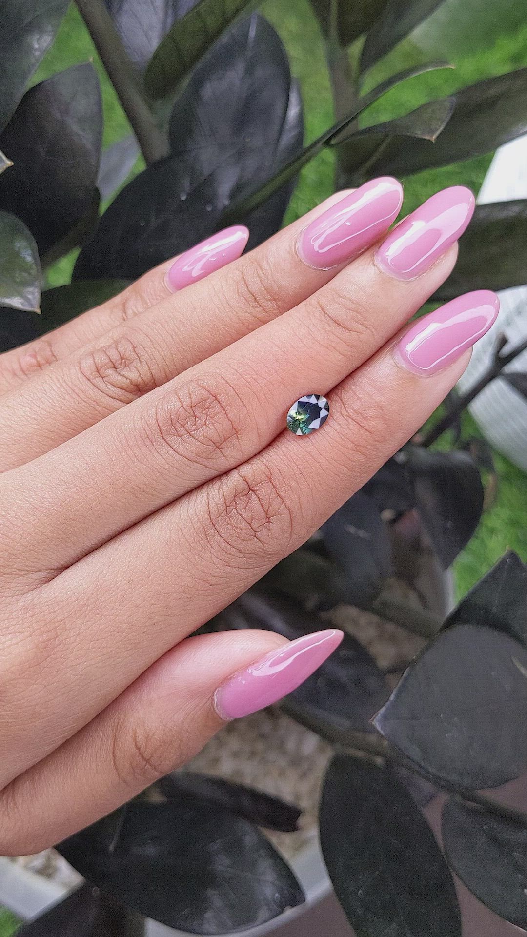 1.05 Ct. Bi Color Sapphire from Madagascar Size Video