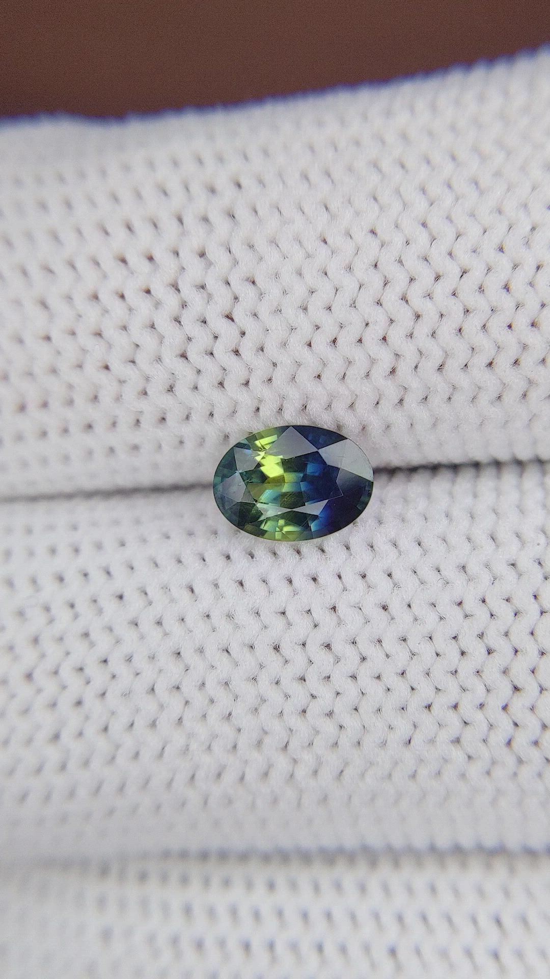 1.05 Ct. Bi Color Sapphire from Madagascar Size Video