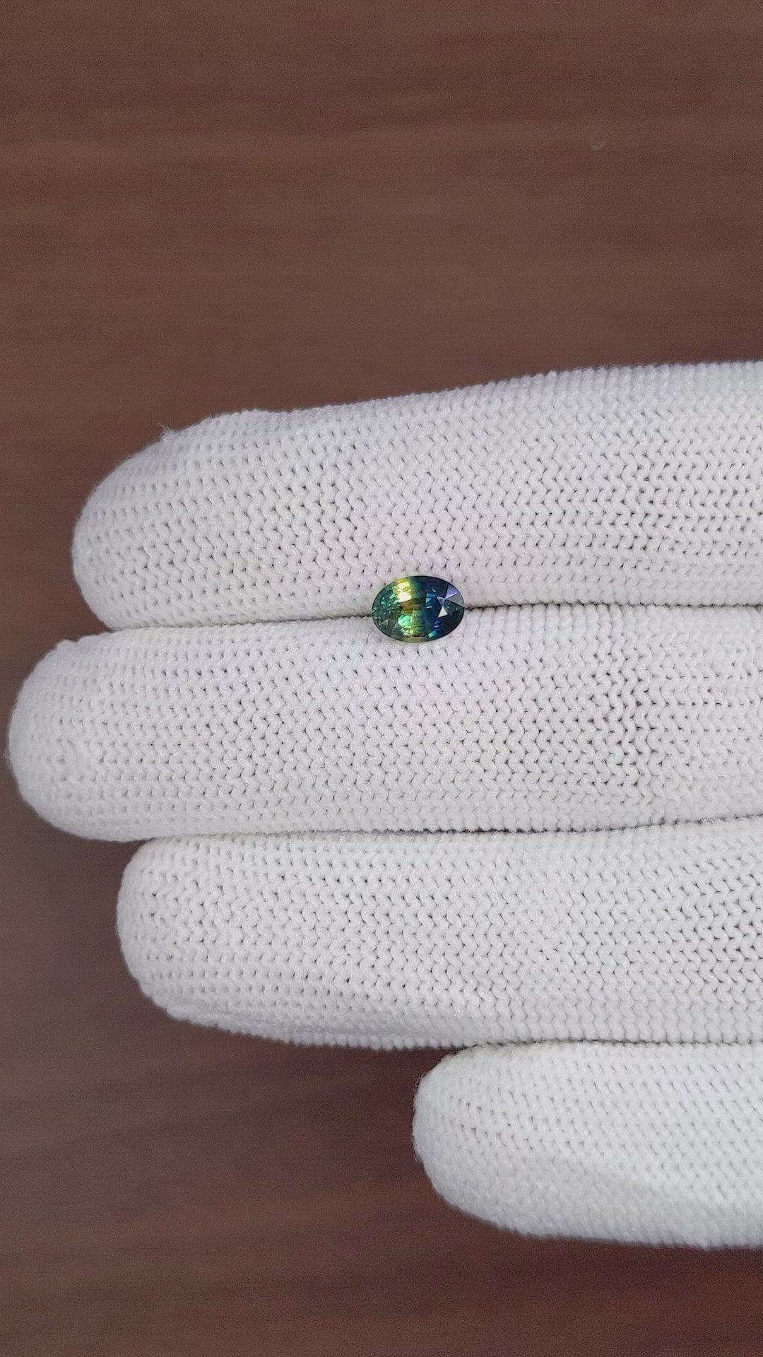 1.05 Ct. Bi Color Sapphire from Madagascar Size Video