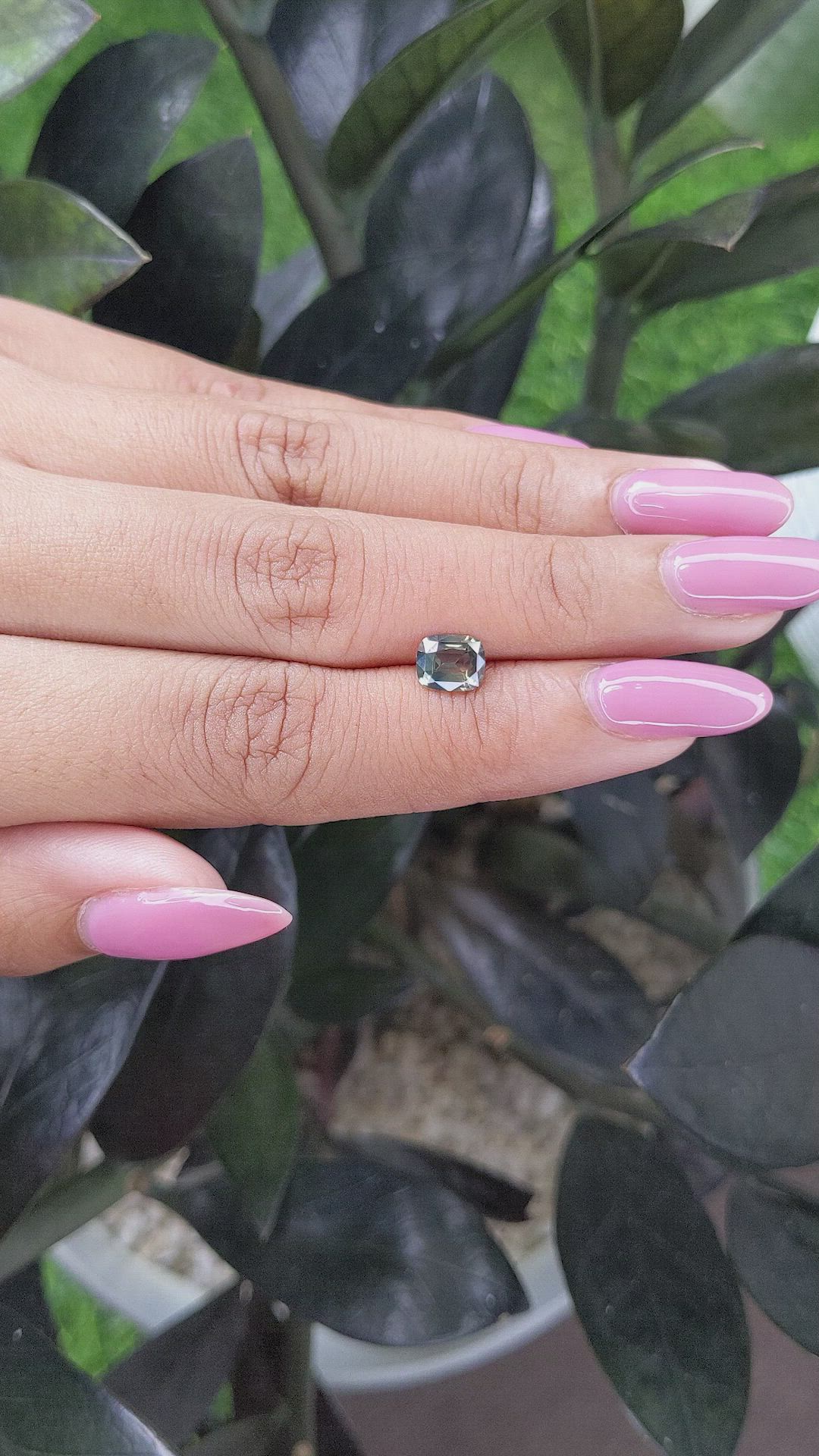 1.04 Ct. Bi Color Sapphire from Madagascar Size Video