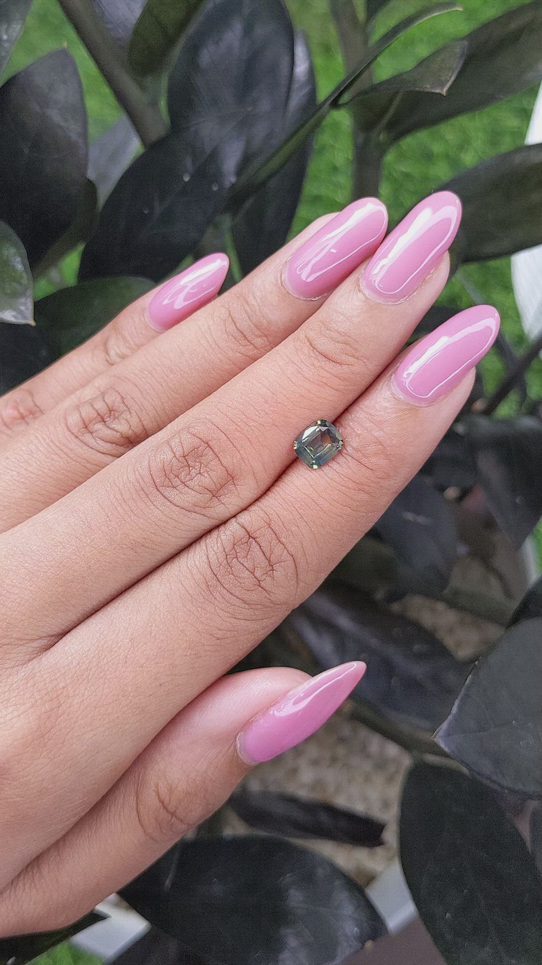 1.04 Ct. Bi Color Sapphire from Madagascar Size Video