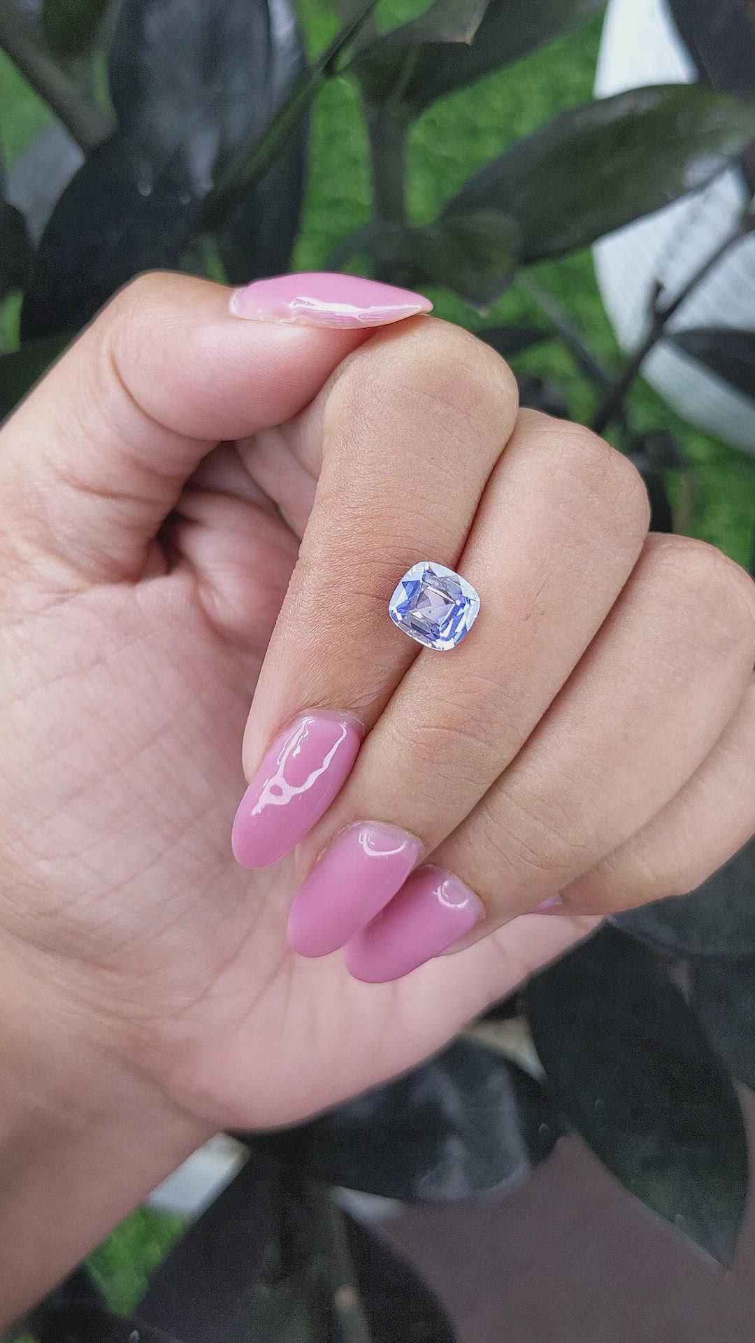 1.91 Ct. Bi Color Sapphire from Madagascar Size Video