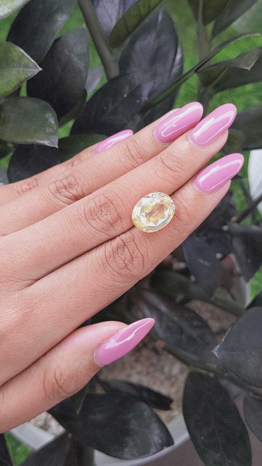 11.02 Ct. Yellow Sapphire from Ceylon (Sri Lanka) Size Video