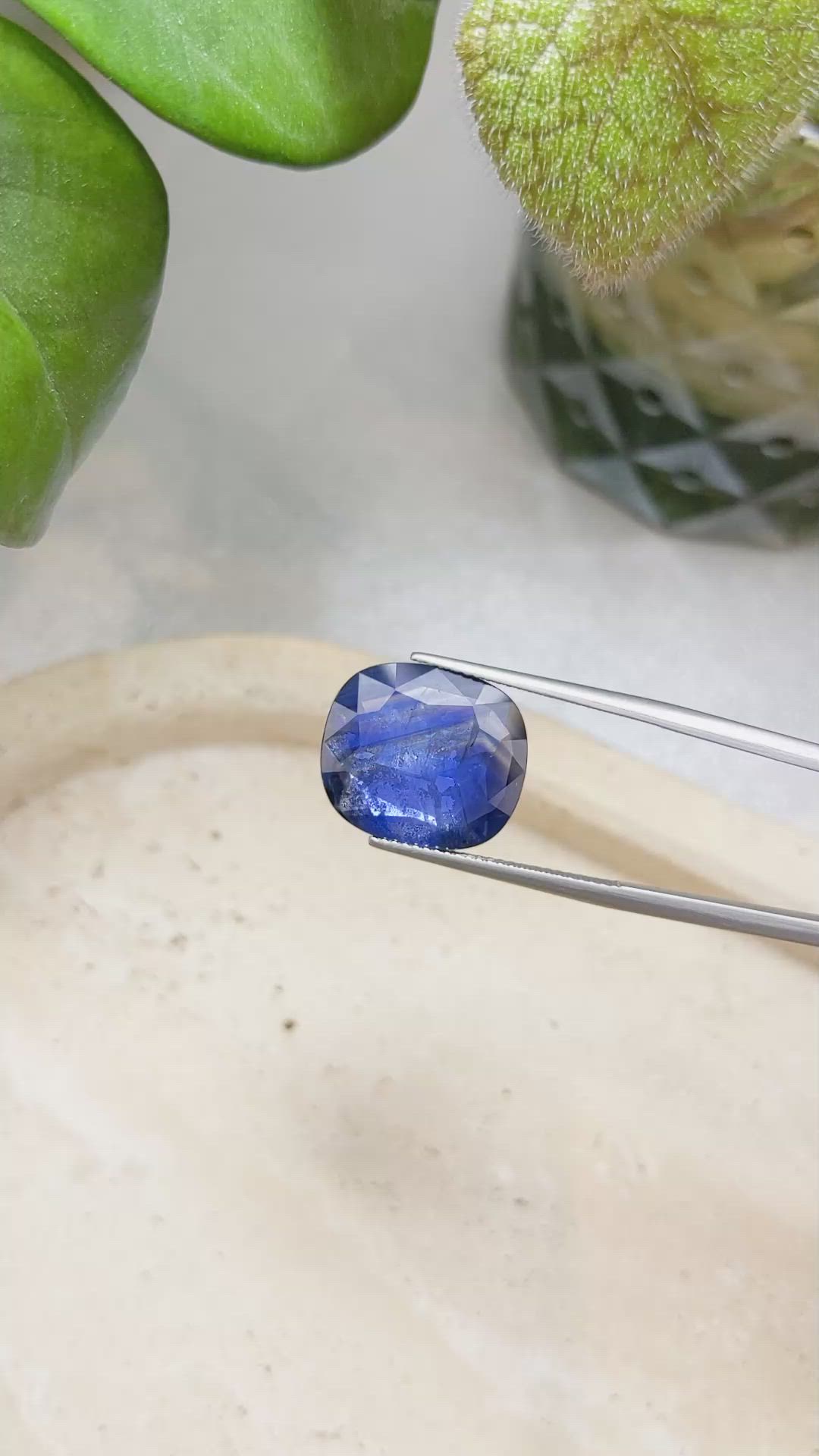 11.52 Ct. Blue Sapphire from Thailand Size Video