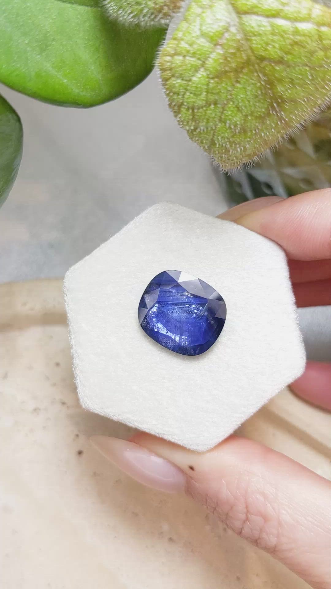 11.52 Ct. Blue Sapphire from Thailand Size Video