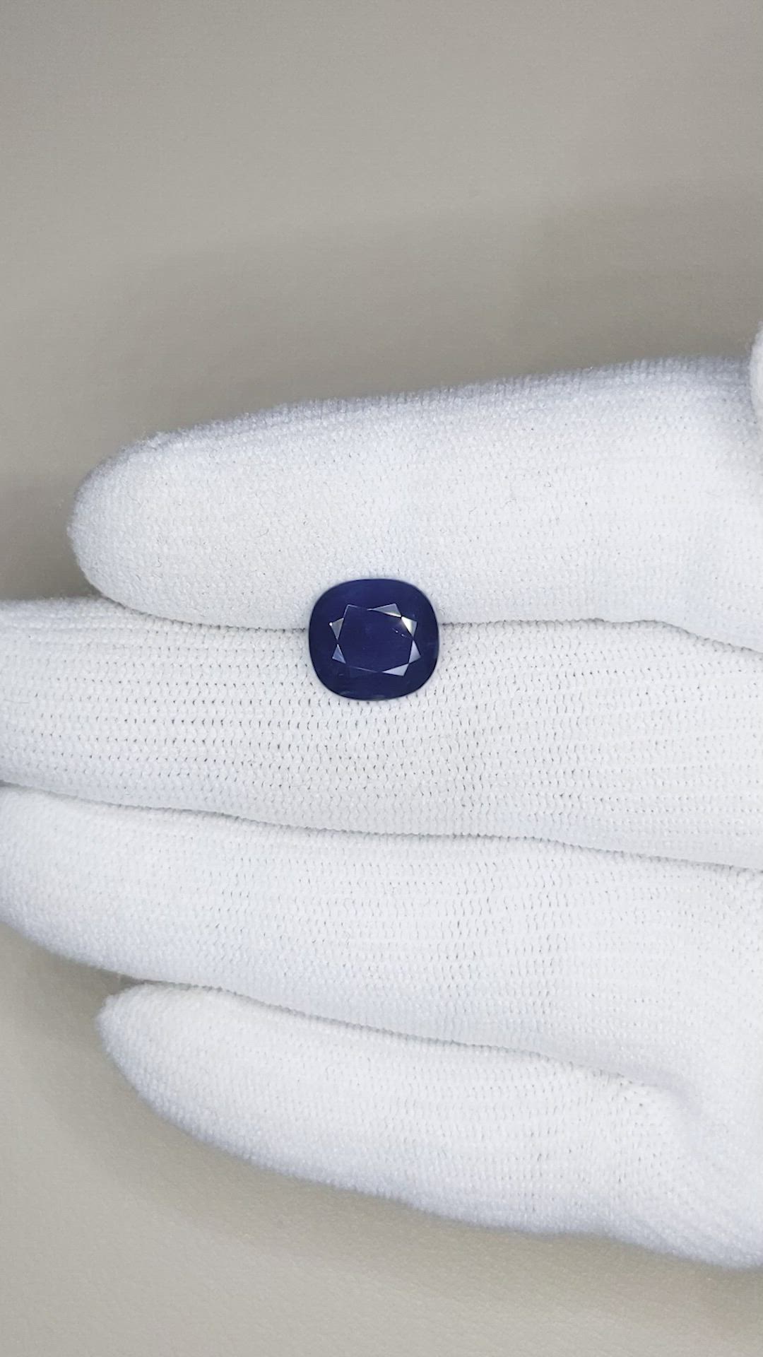 3.49 Ct. Blue Sapphire from Thailand Size Video