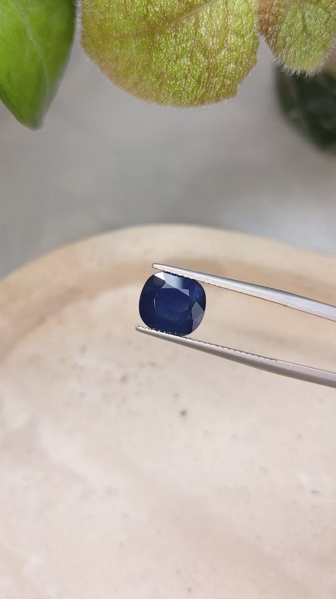3.49 Ct. Blue Sapphire from Thailand Size Video