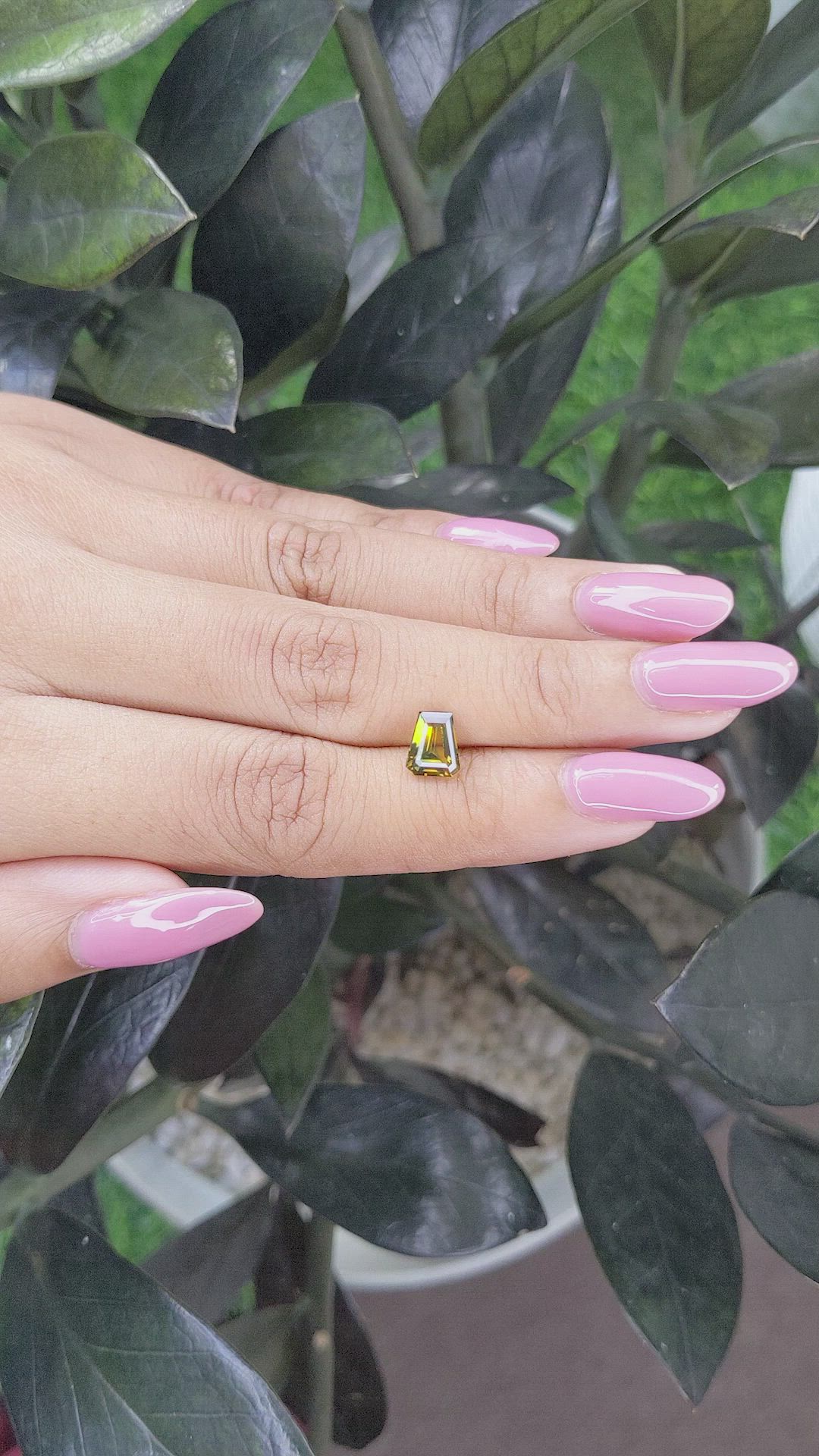 1.55 Ct. Bi Color Sapphire from Madagascar Size Video