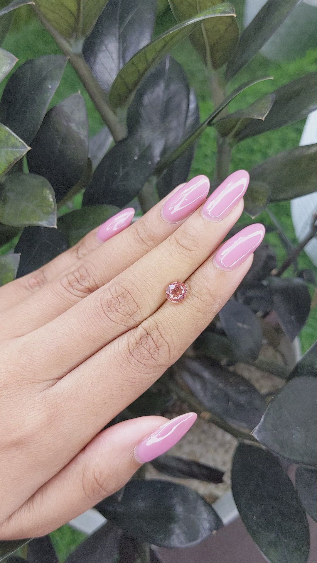 1.51 Ct. Padparadscha Sapphire from Madagascar Size Video