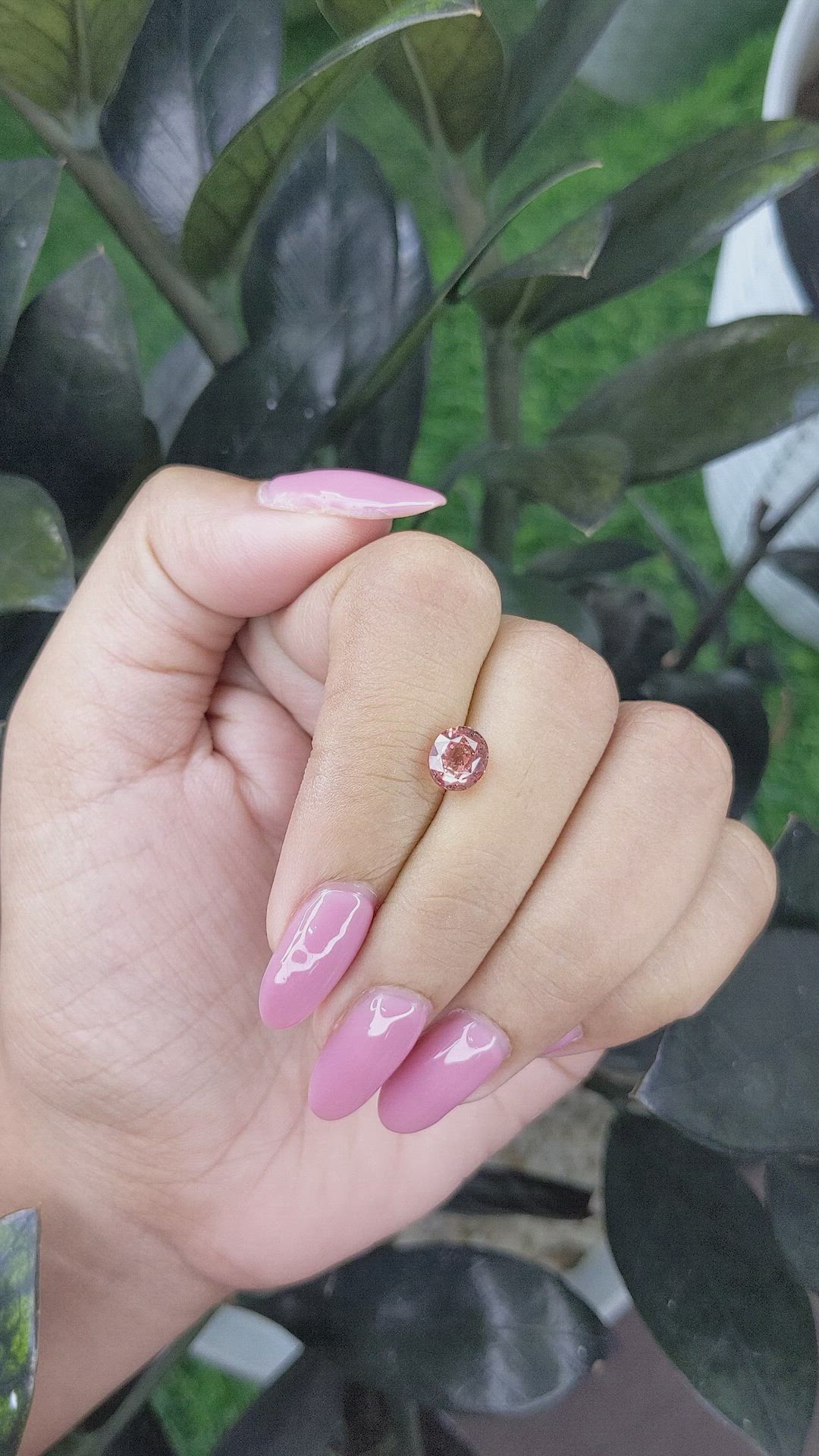 1.51 Ct. Padparadscha Sapphire from Madagascar Size Video