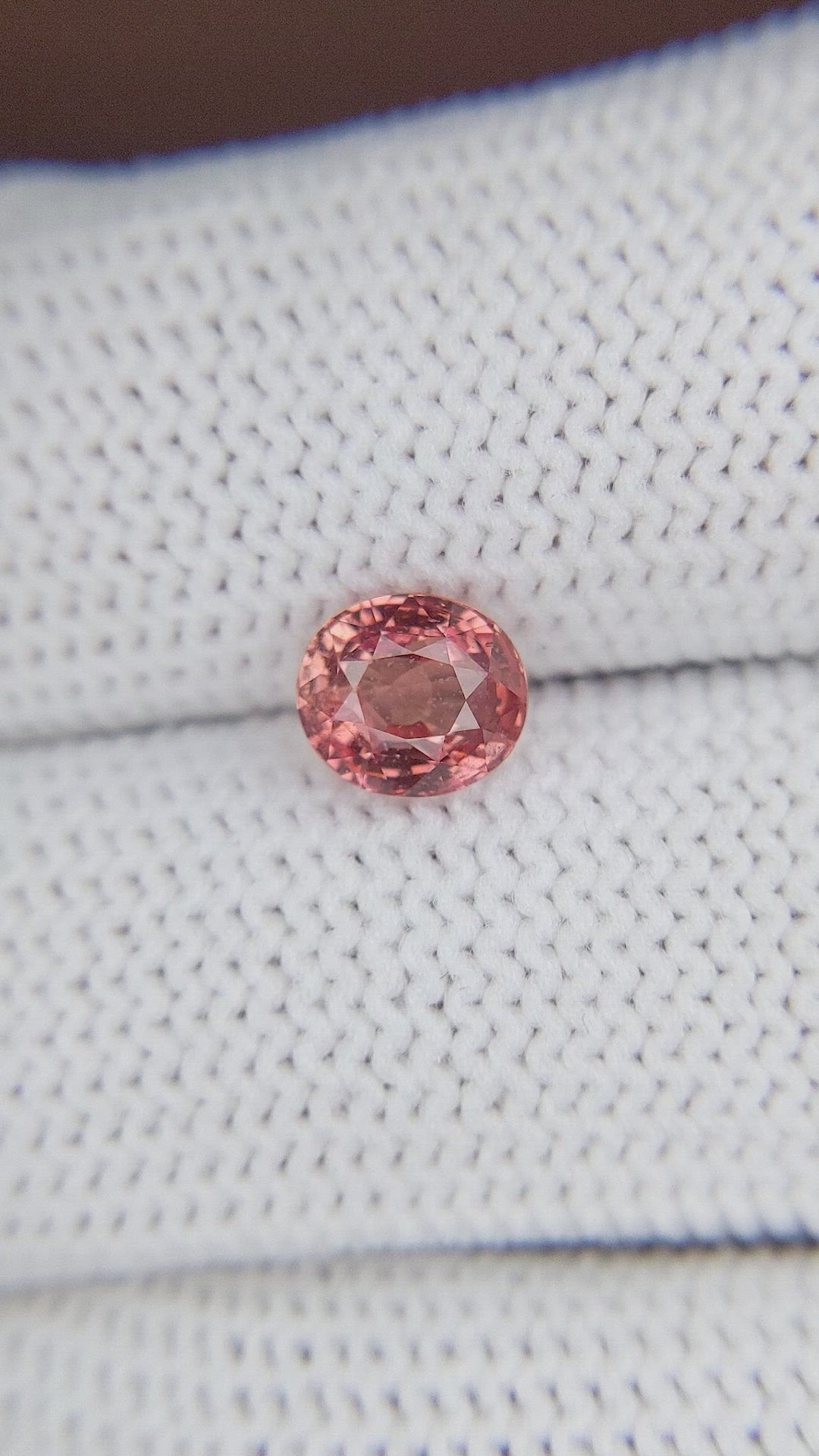 1.51 Ct. Padparadscha Sapphire from Madagascar Size Video