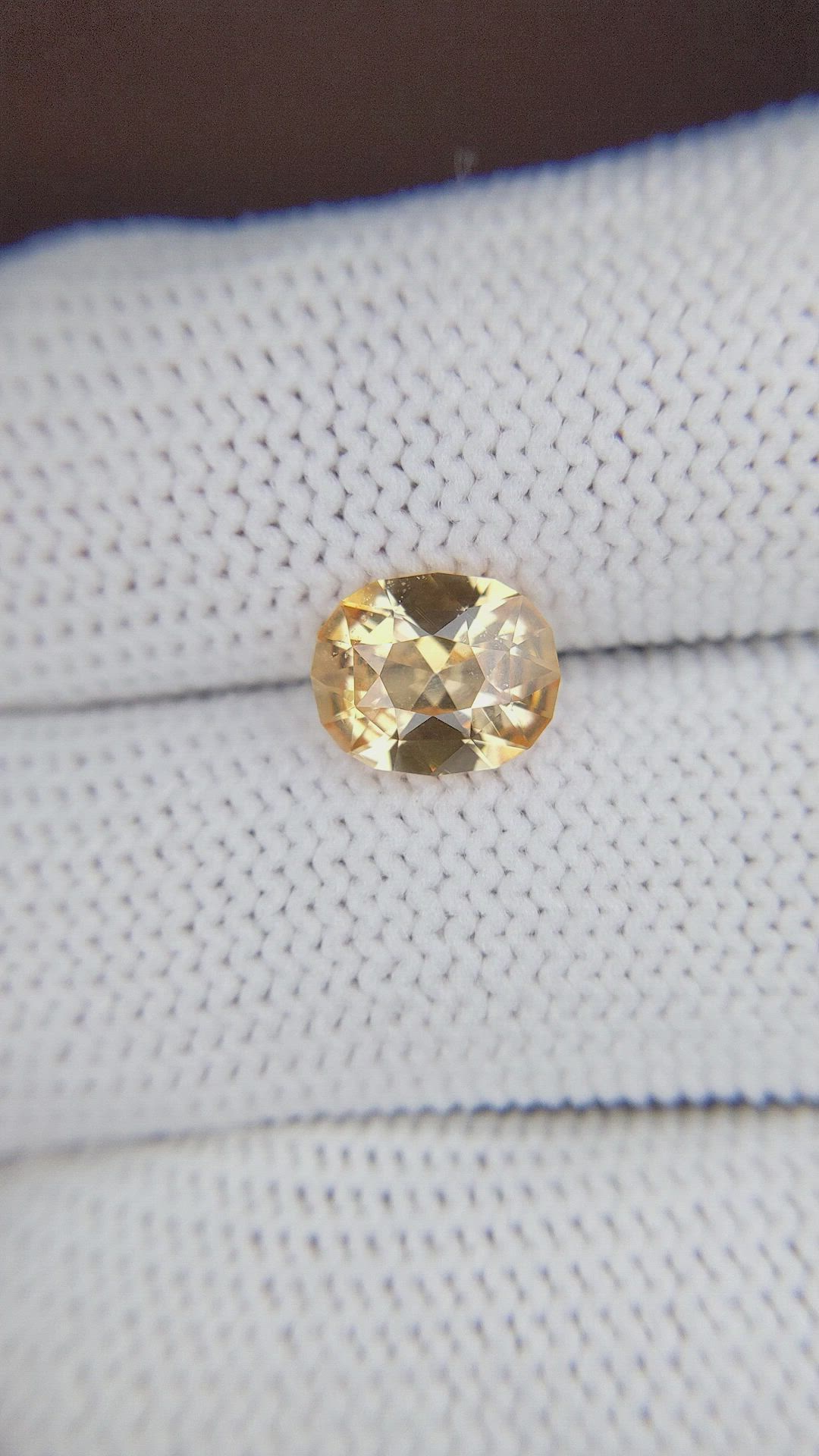 2.34 Ct. Peach Sapphire from Madagascar Size Video