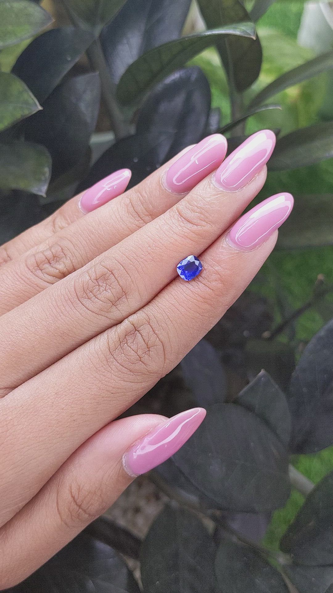 0.74 Ct. Color Change Sapphire from Tanzania Size Video