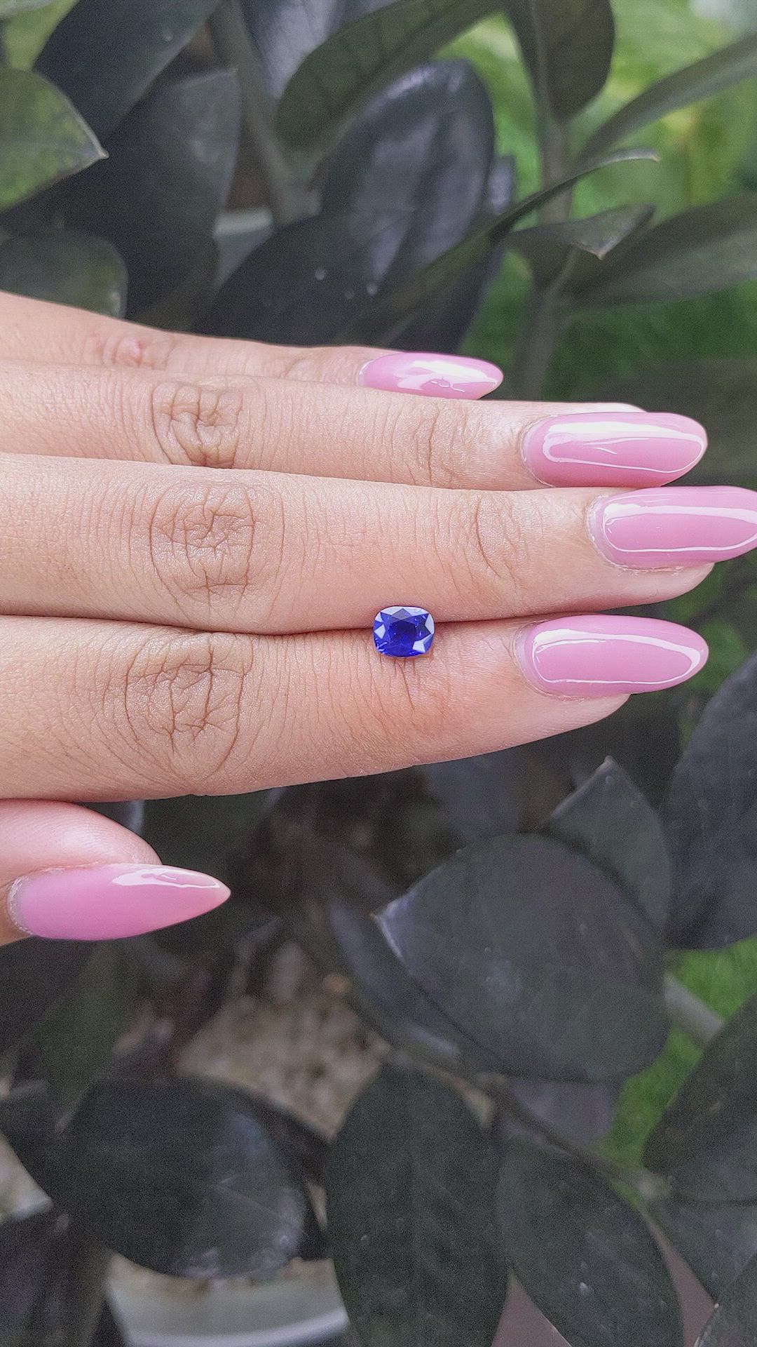 0.74 Ct. Color Change Sapphire from Tanzania Size Video