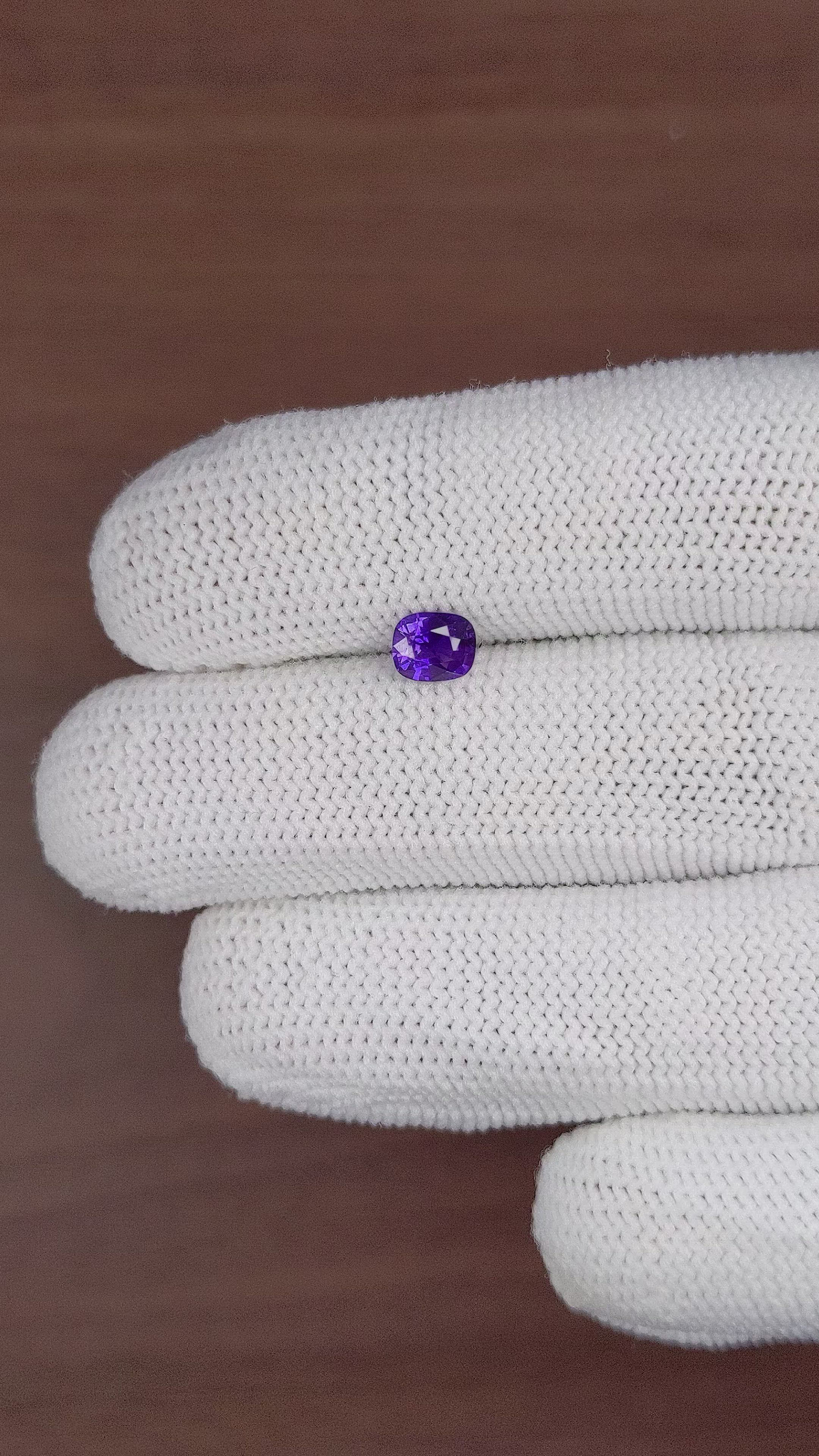 0.74 Ct. Color Change Sapphire from Tanzania Size Video