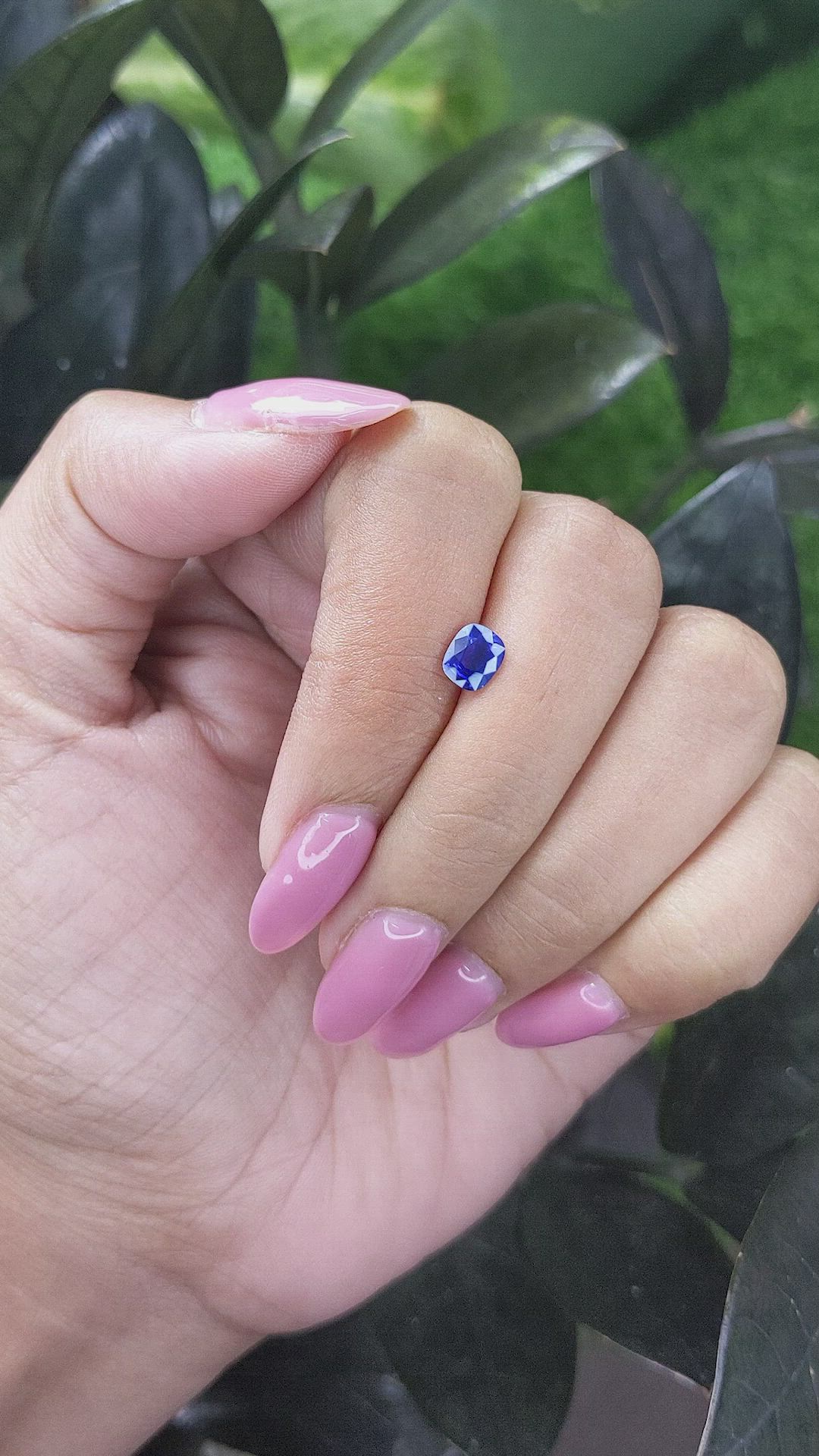 0.74 Ct. Color Change Sapphire from Tanzania Size Video
