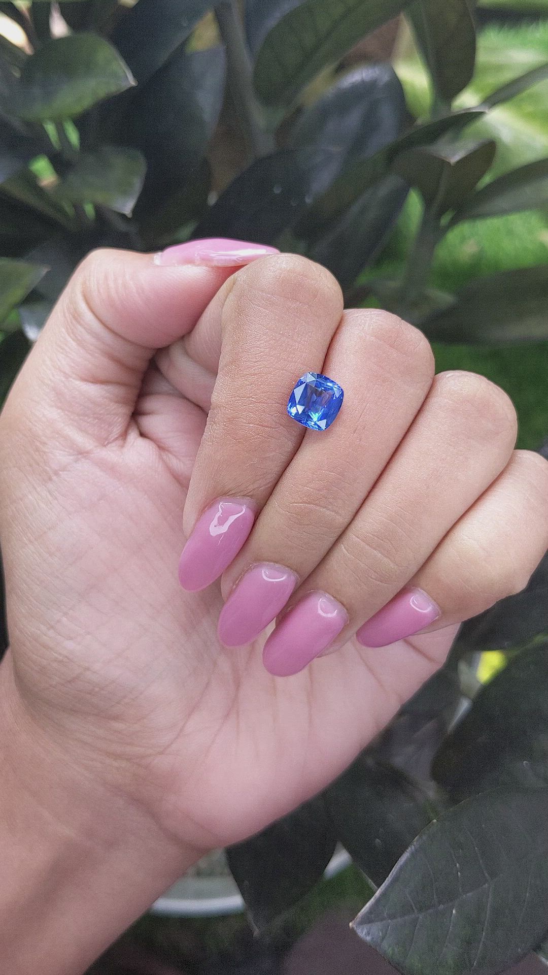2.41 Ct. Blue Sapphire from Tanzania Size Video